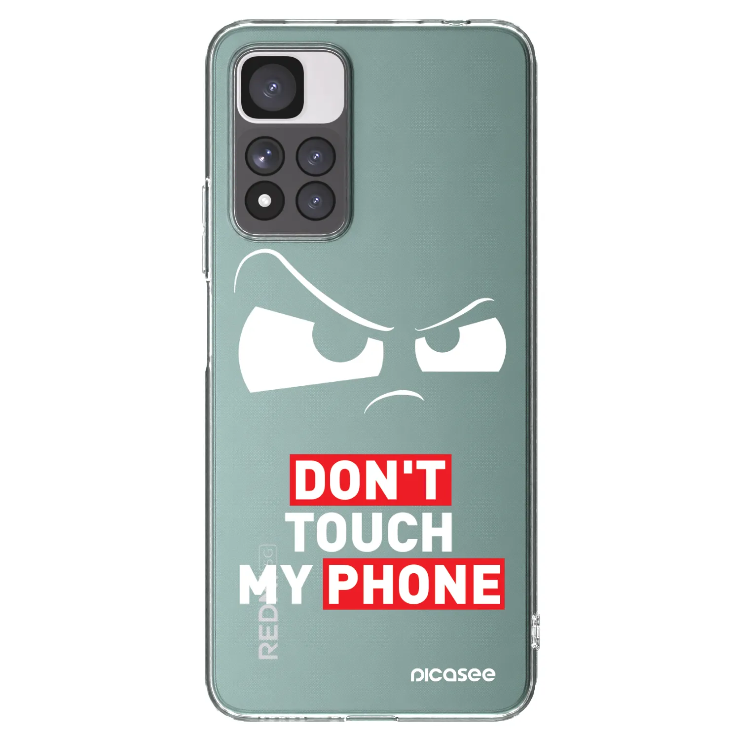Picasee silikonowe przeźroczyste etui na Xiaomi Redmi Note 11 Pro+ 5G - Cloudy Eye - Transparent