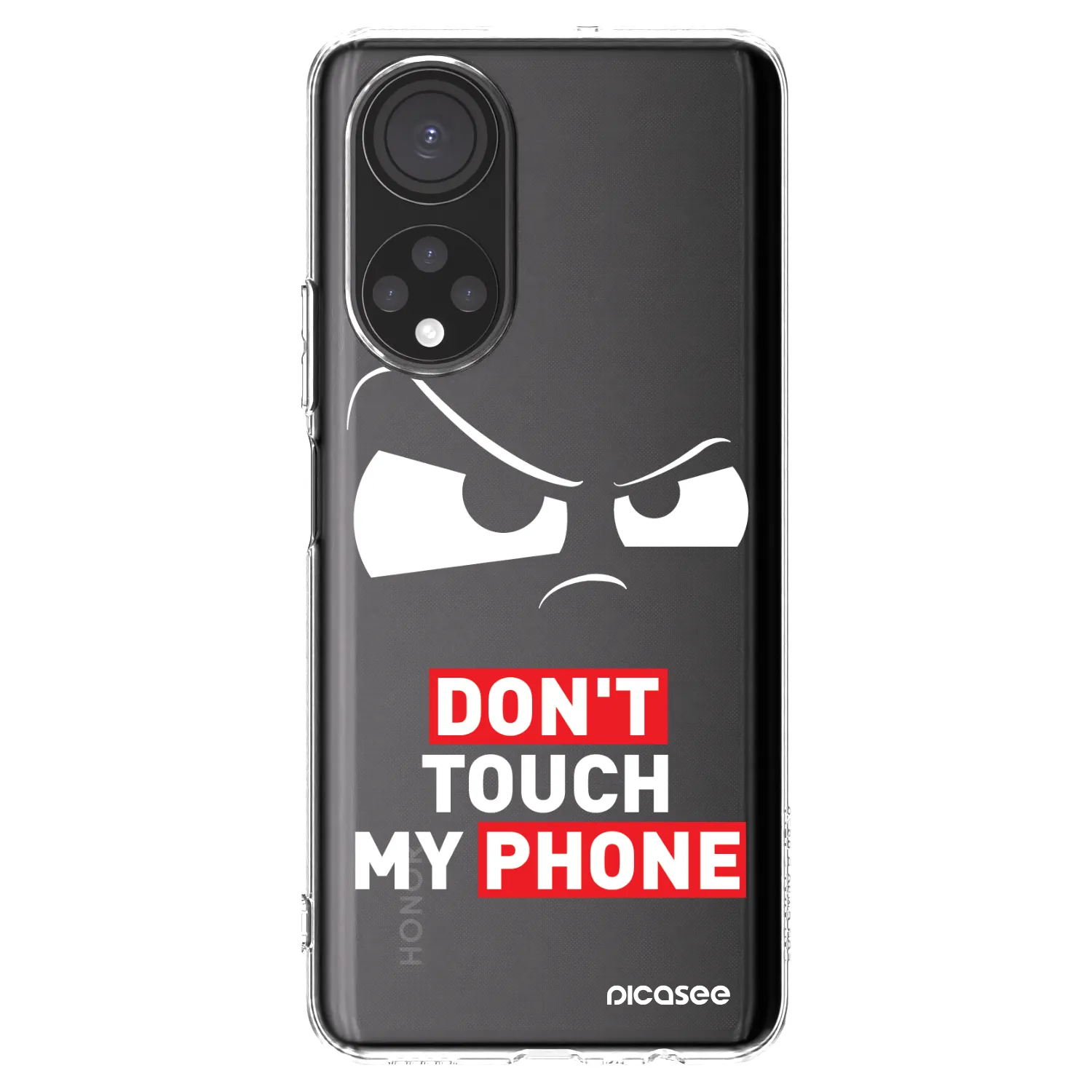 Picasee silikonowe przeźroczyste etui na Honor X7 - Cloudy Eye - Transparent