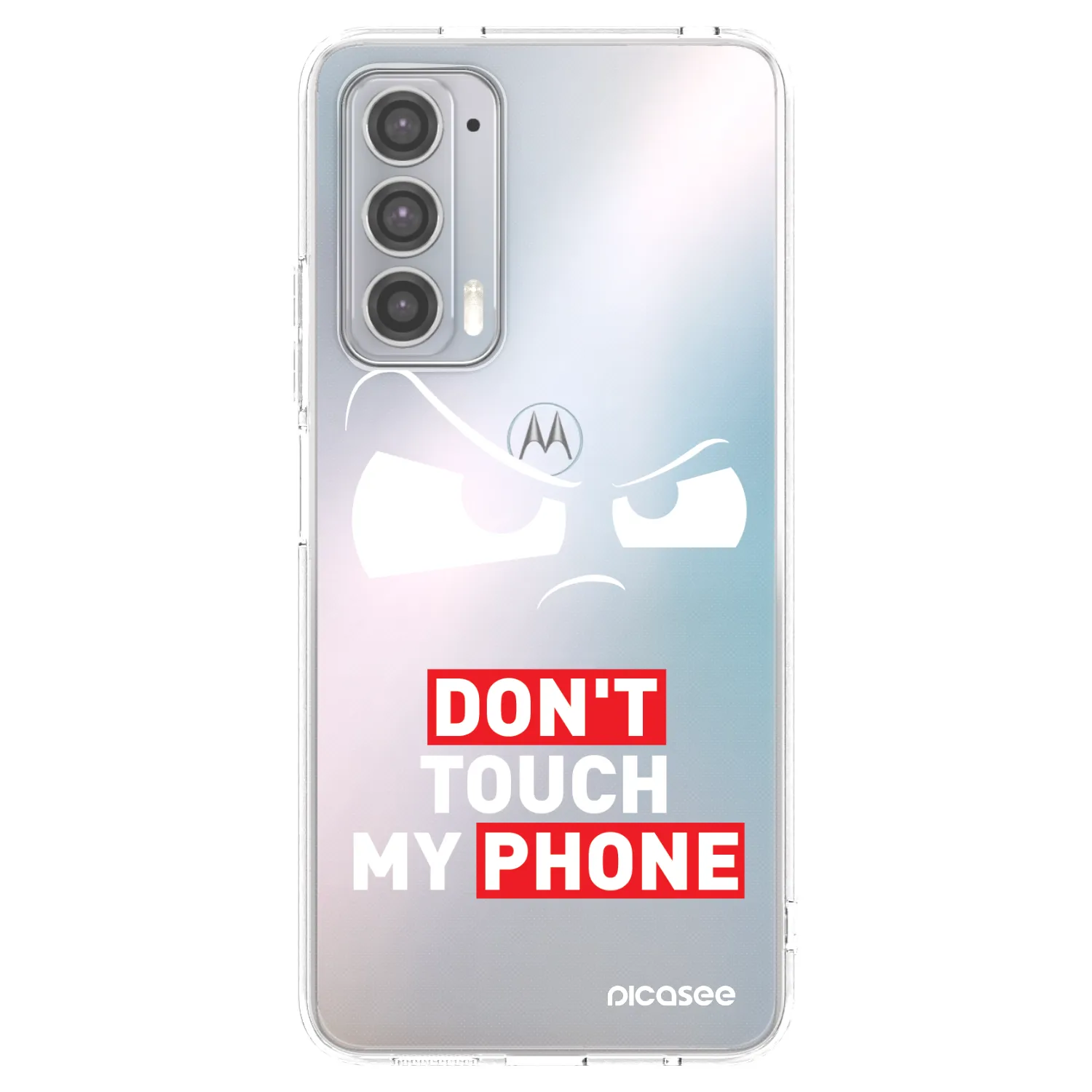 Picasee silikonowe przeźroczyste etui na Motorola Edge 20 - Cloudy Eye - Transparent