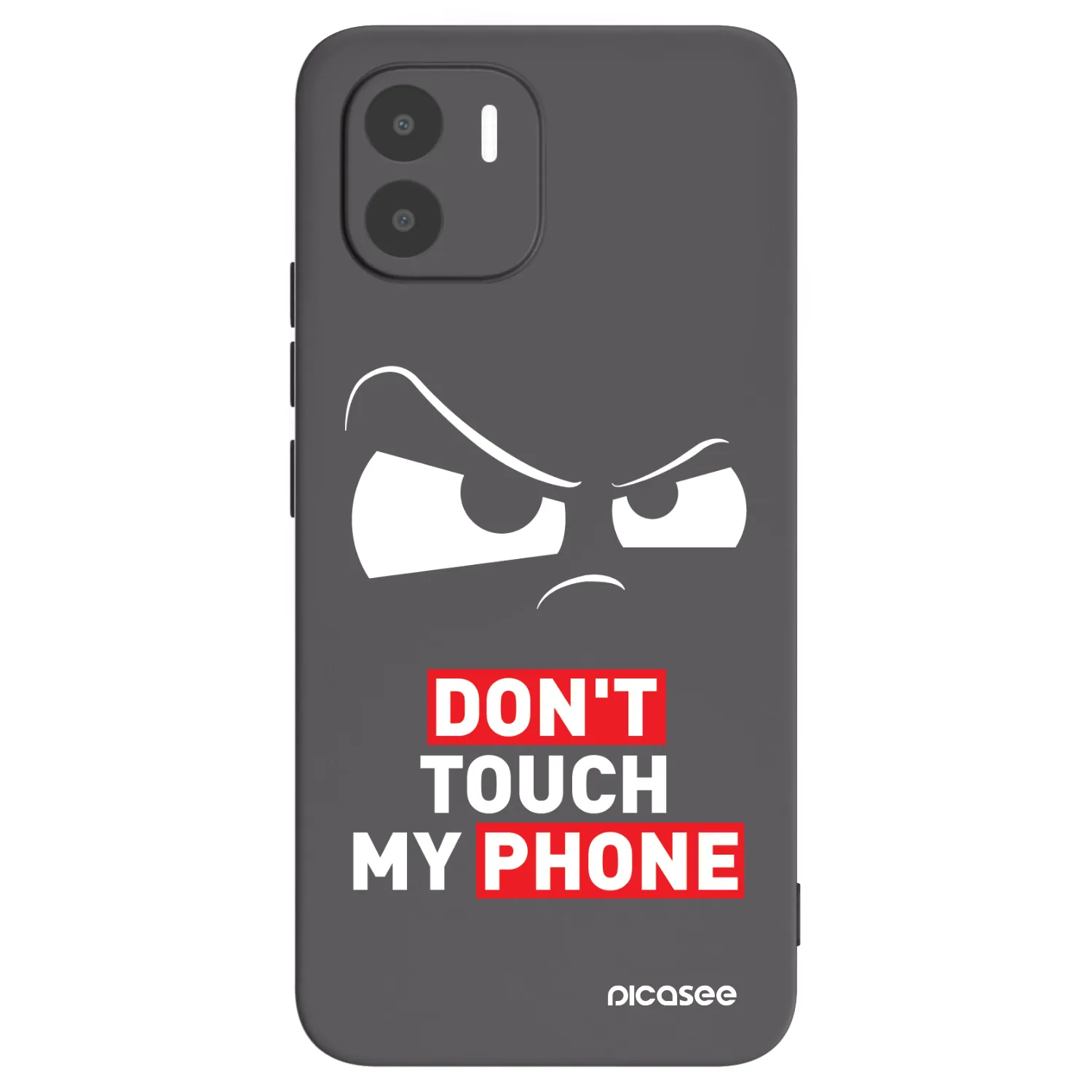 Picasee silikonowe czarne etui na Xiaomi Redmi A1 - Cloudy Eye - Transparent