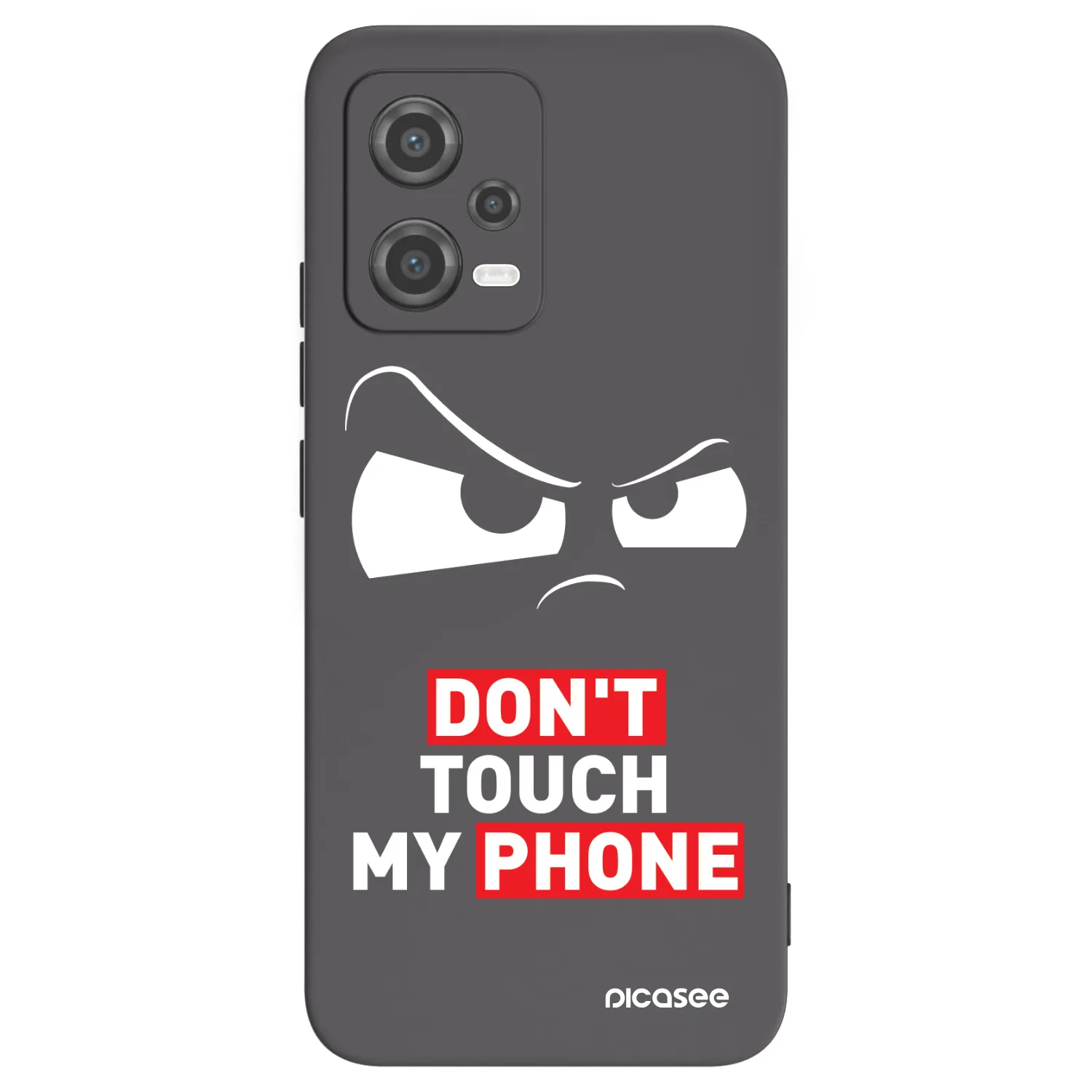 Picasee silikonowe czarne etui na Xiaomi Poco X5 - Cloudy Eye - Transparent