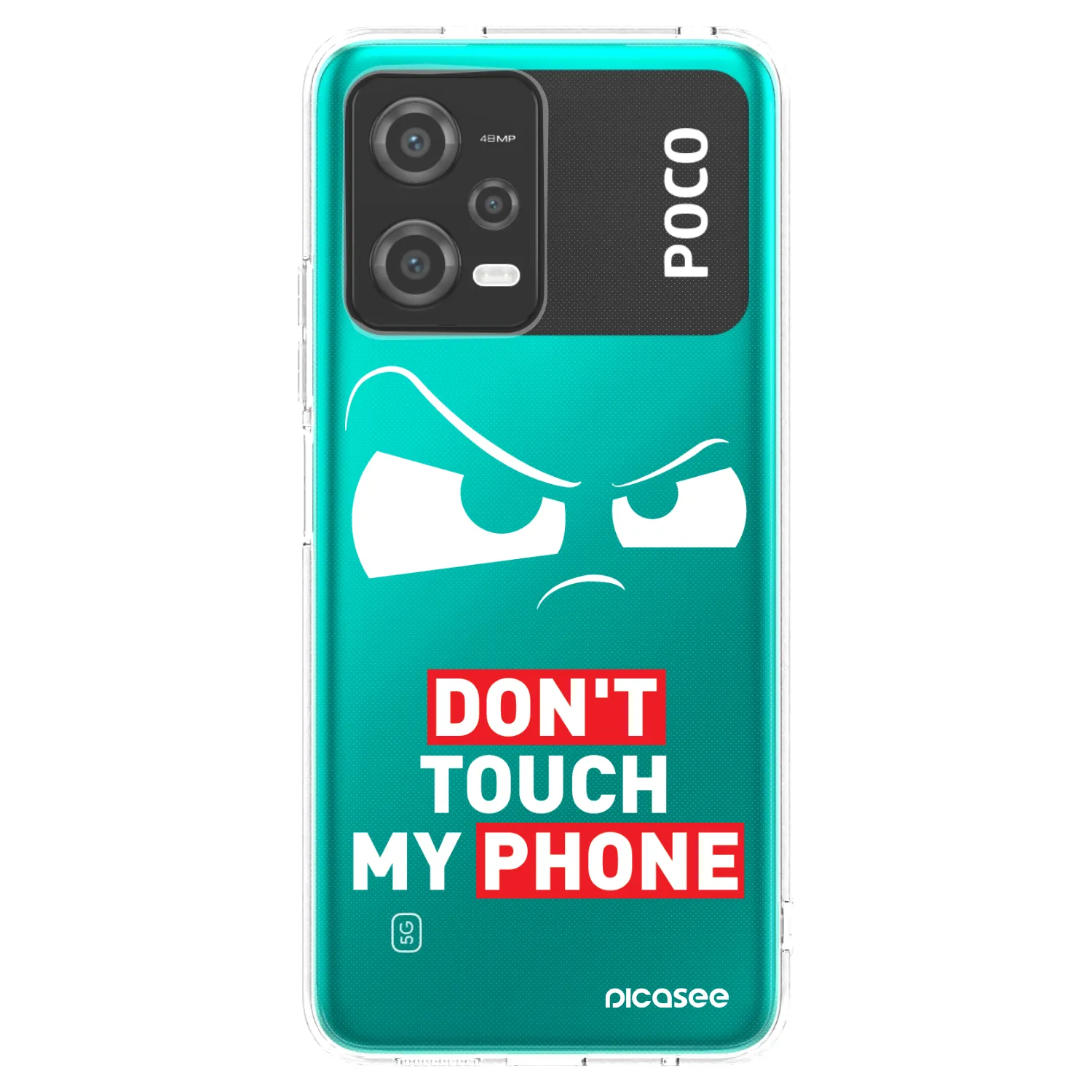 Picasee silikonowe przeźroczyste etui na Xiaomi Poco X5 - Cloudy Eye - Transparent