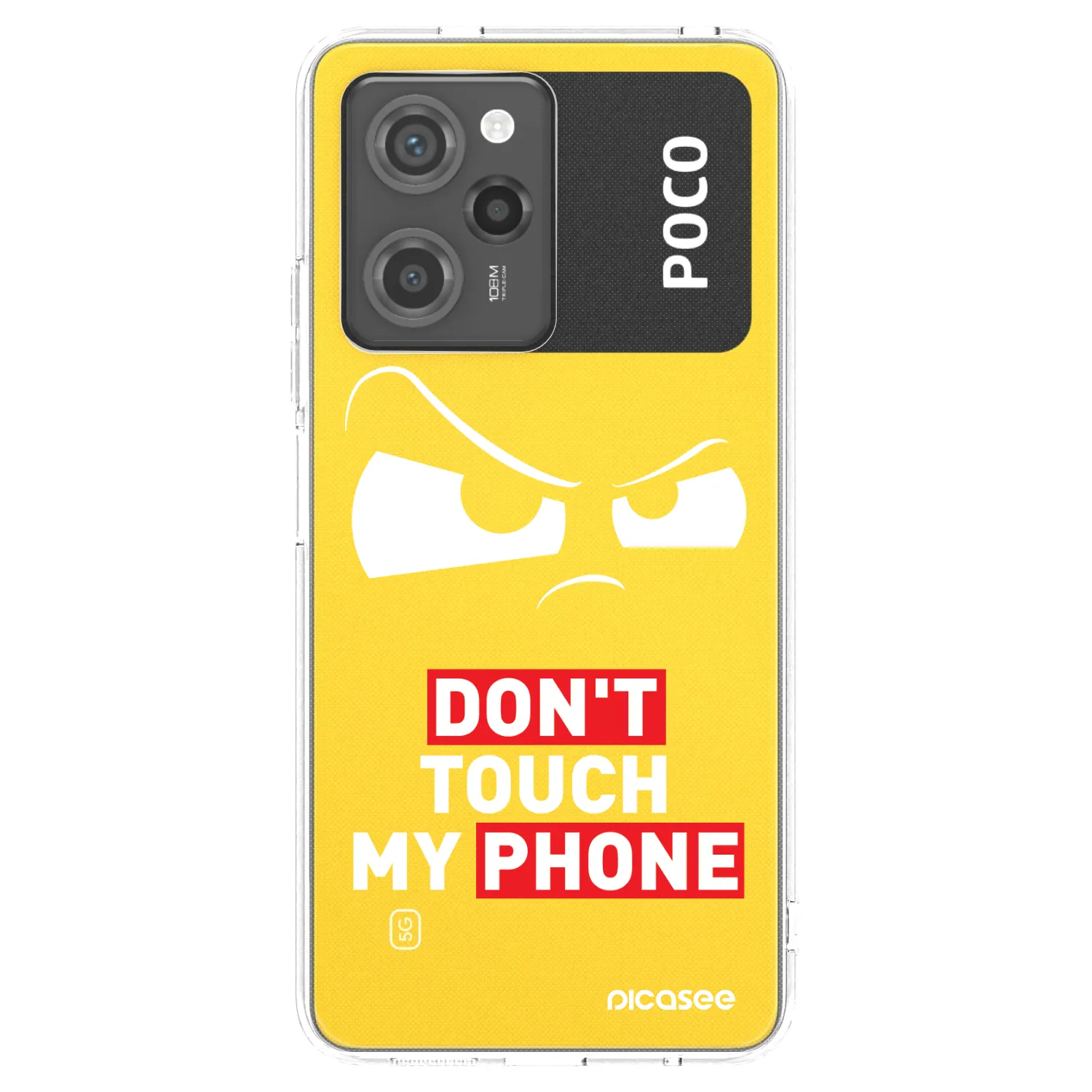 Picasee silikonowe przeźroczyste etui na Xiaomi Poco X5 Pro - Cloudy Eye - Transparent