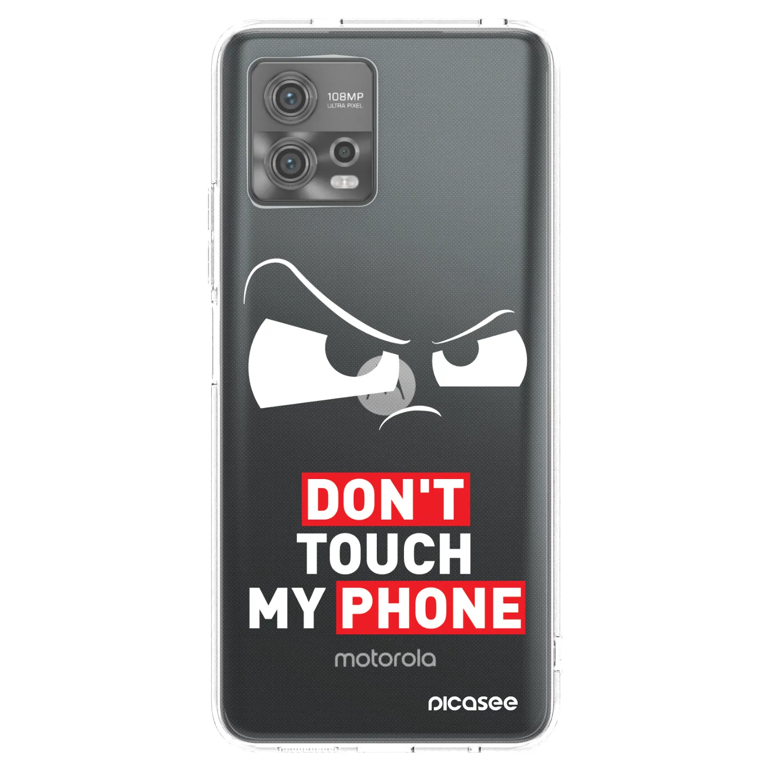 Picasee silikonowe przeźroczyste etui na Motorola Moto G72 - Cloudy Eye - Transparent