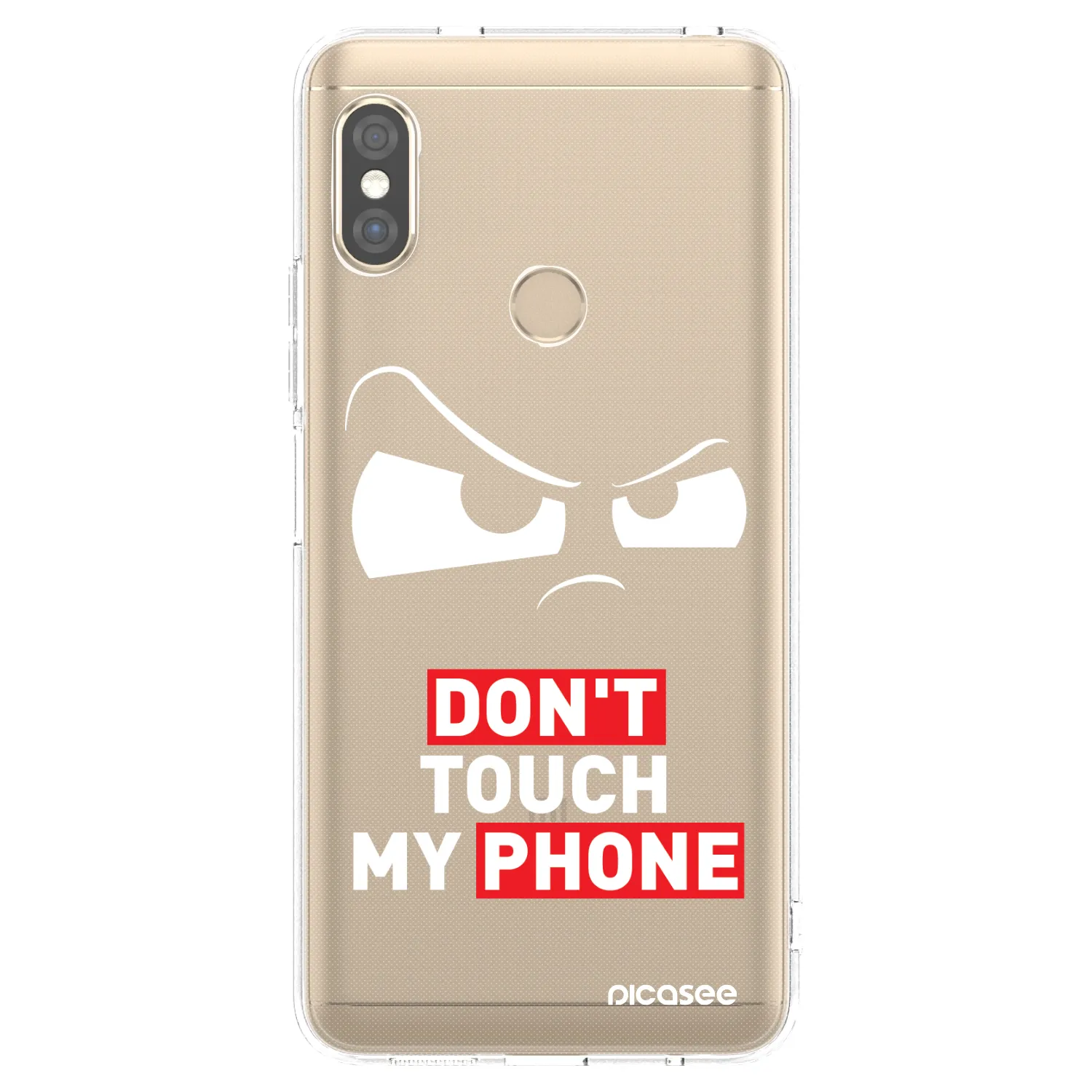 Picasee silikonowe przeźroczyste etui na Xiaomi Redmi Note 5 Global - Cloudy Eye - Transparent