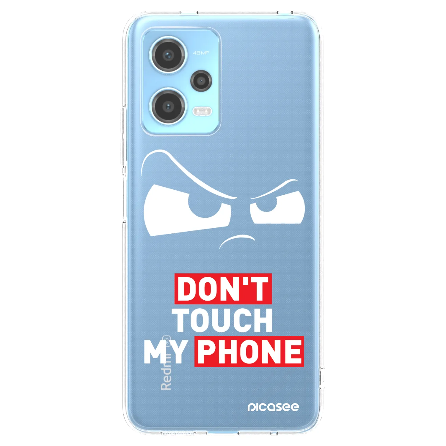 Picasee silikonowe przeźroczyste etui na Xiaomi Redmi Note 12 5G - Cloudy Eye - Transparent