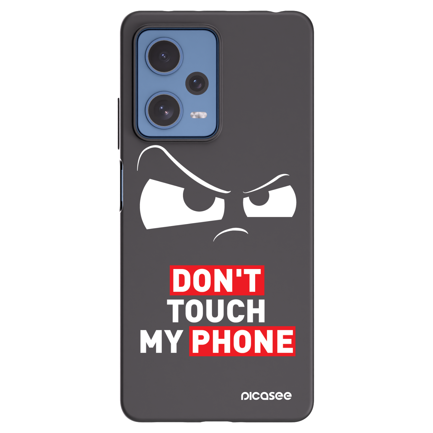 Picasee silikonowe czarne etui na Xiaomi Redmi Note 12 Pro 5G - Cloudy Eye - Transparent