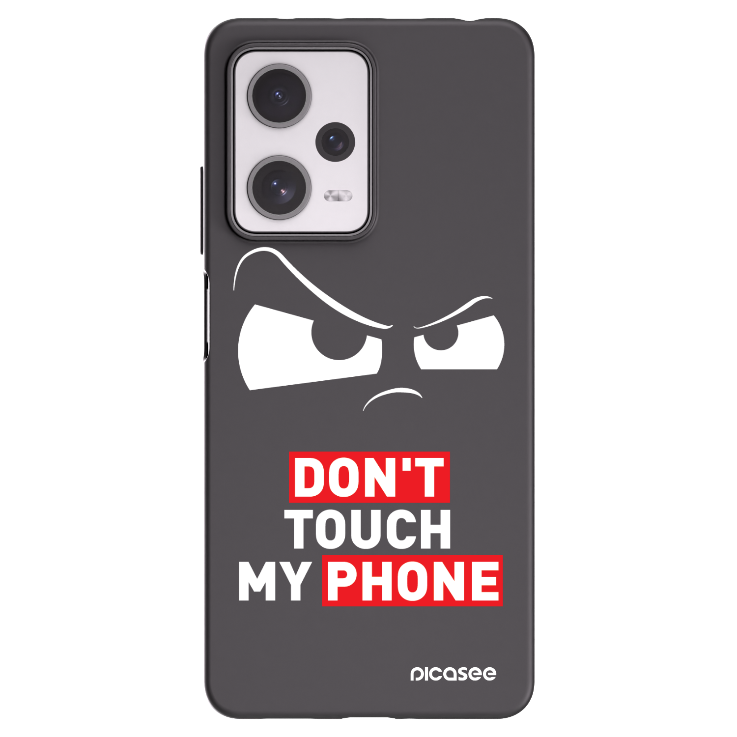 Picasee silikonowe czarne etui na Xiaomi Redmi Note 12 Pro+ 5G - Cloudy Eye - Transparent