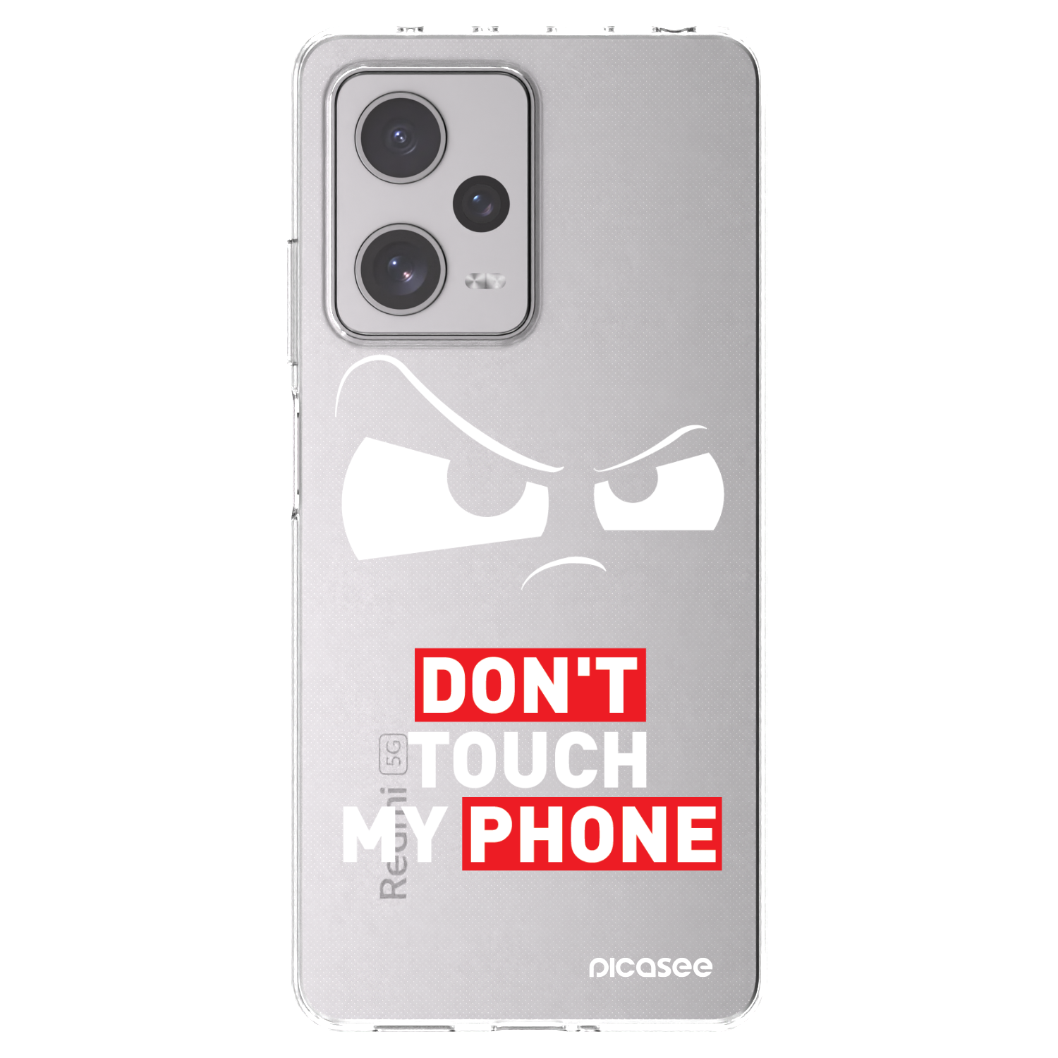 Picasee silikonowe przeźroczyste etui na Xiaomi Redmi Note 12 Pro+ 5G - Cloudy Eye - Transparent