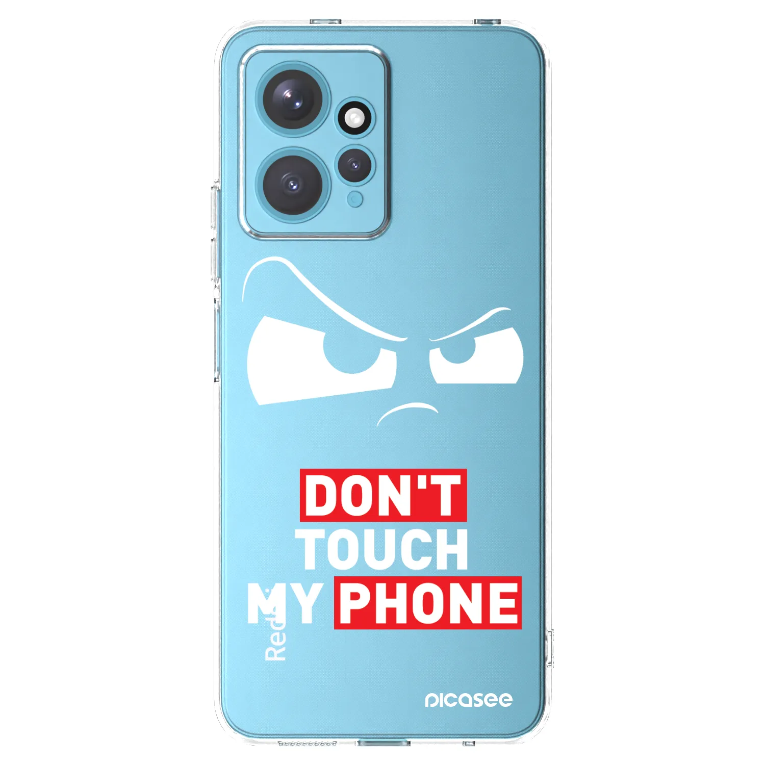 Picasee silikonowe przeźroczyste etui na Xiaomi Redmi Note 12 4G - Cloudy Eye - Transparent