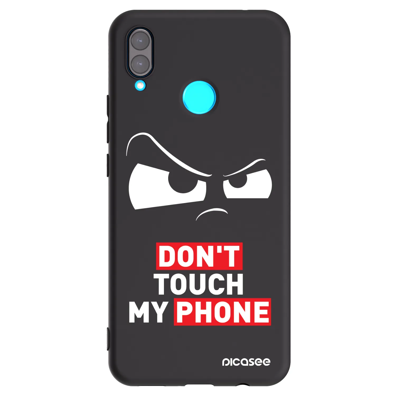 Picasee silikonowe czarne etui na Huawei Nova 3i - Cloudy Eye - Transparent