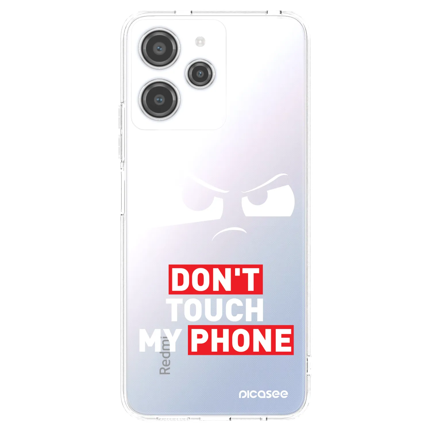Picasee silikonowe przeźroczyste etui na Xiaomi Redmi 12 4G - Cloudy Eye - Transparent