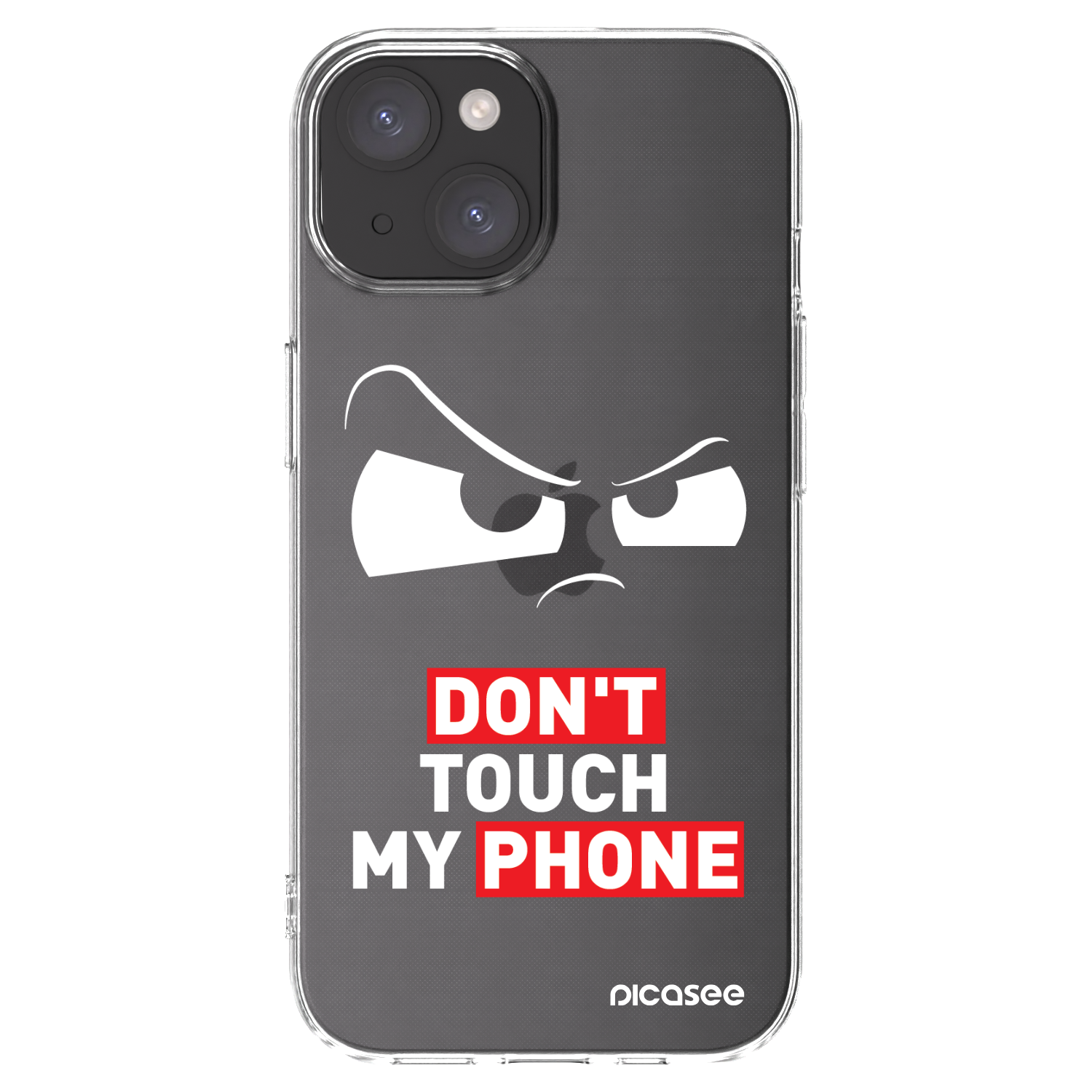 Picasee silikonowe przeźroczyste etui na Apple iPhone 15 - Cloudy Eye - Transparent