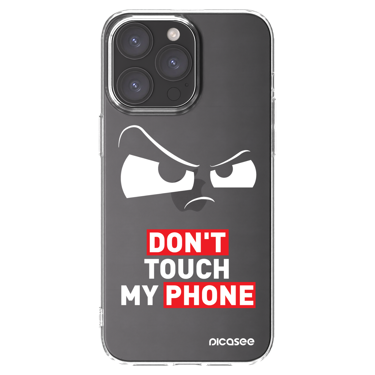 Picasee silikonowe przeźroczyste etui na Apple iPhone 15 Pro Max - Cloudy Eye - Transparent