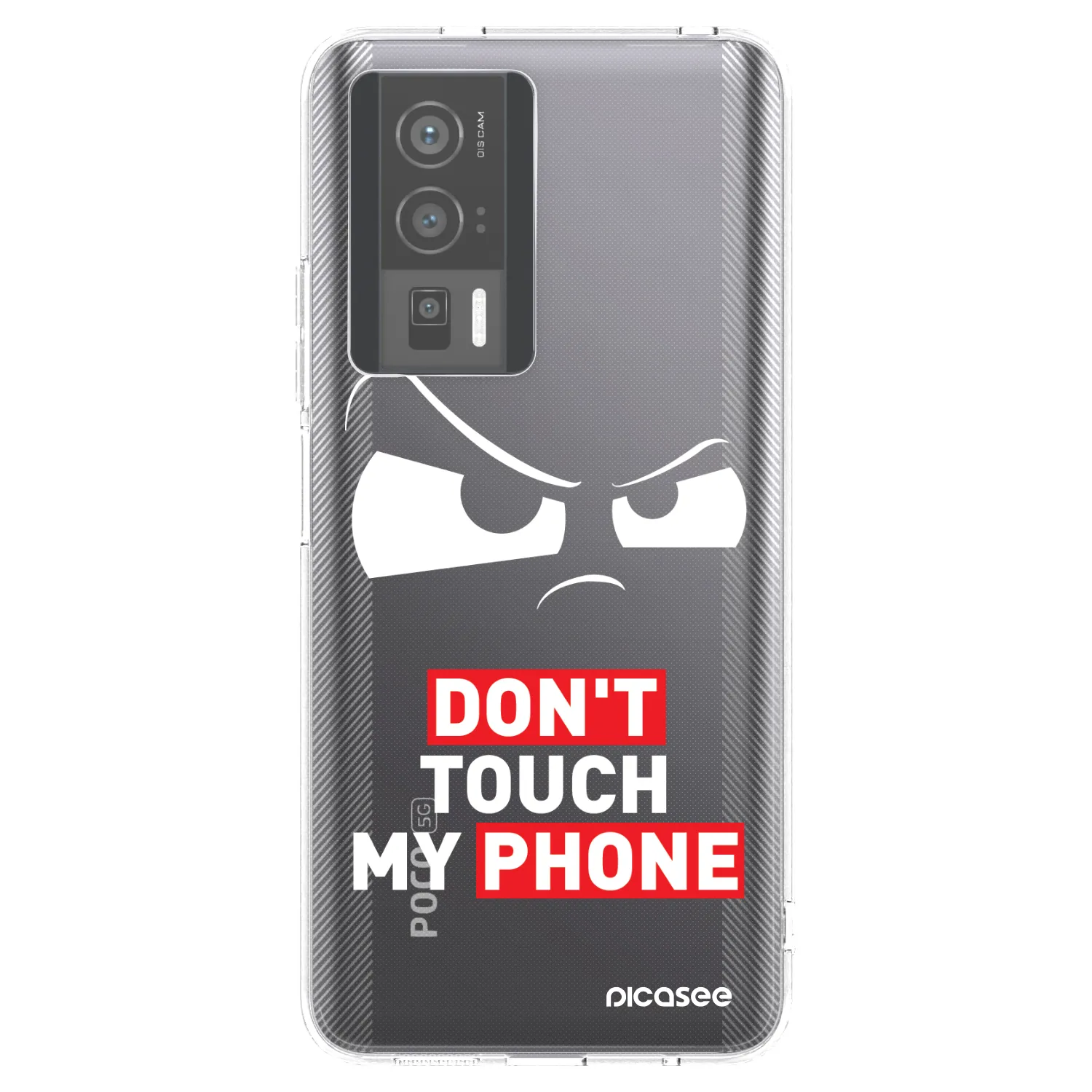 Picasee silikonowe przeźroczyste etui na Xiaomi Poco F5 Pro 5G - Cloudy Eye - Transparent