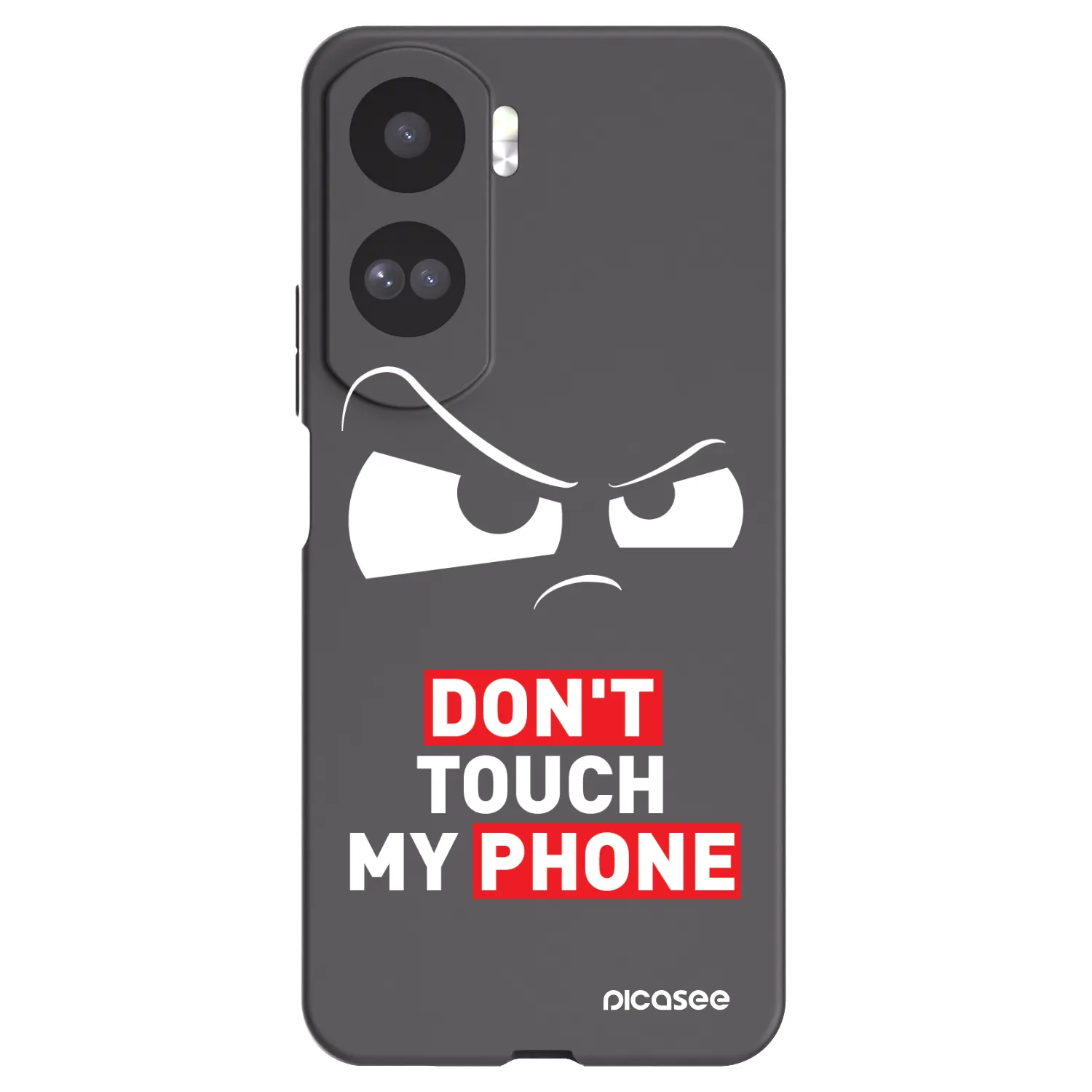 Picasee silikonowe czarne etui na Honor 90 Lite 5G - Cloudy Eye - Transparent