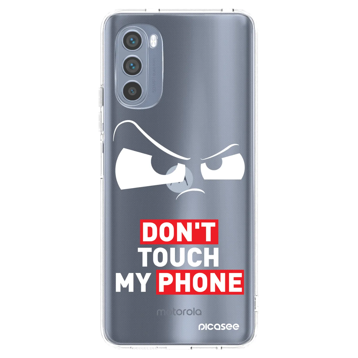 Picasee silikonowe przeźroczyste etui na Motorola Moto G62 - Cloudy Eye - Transparent