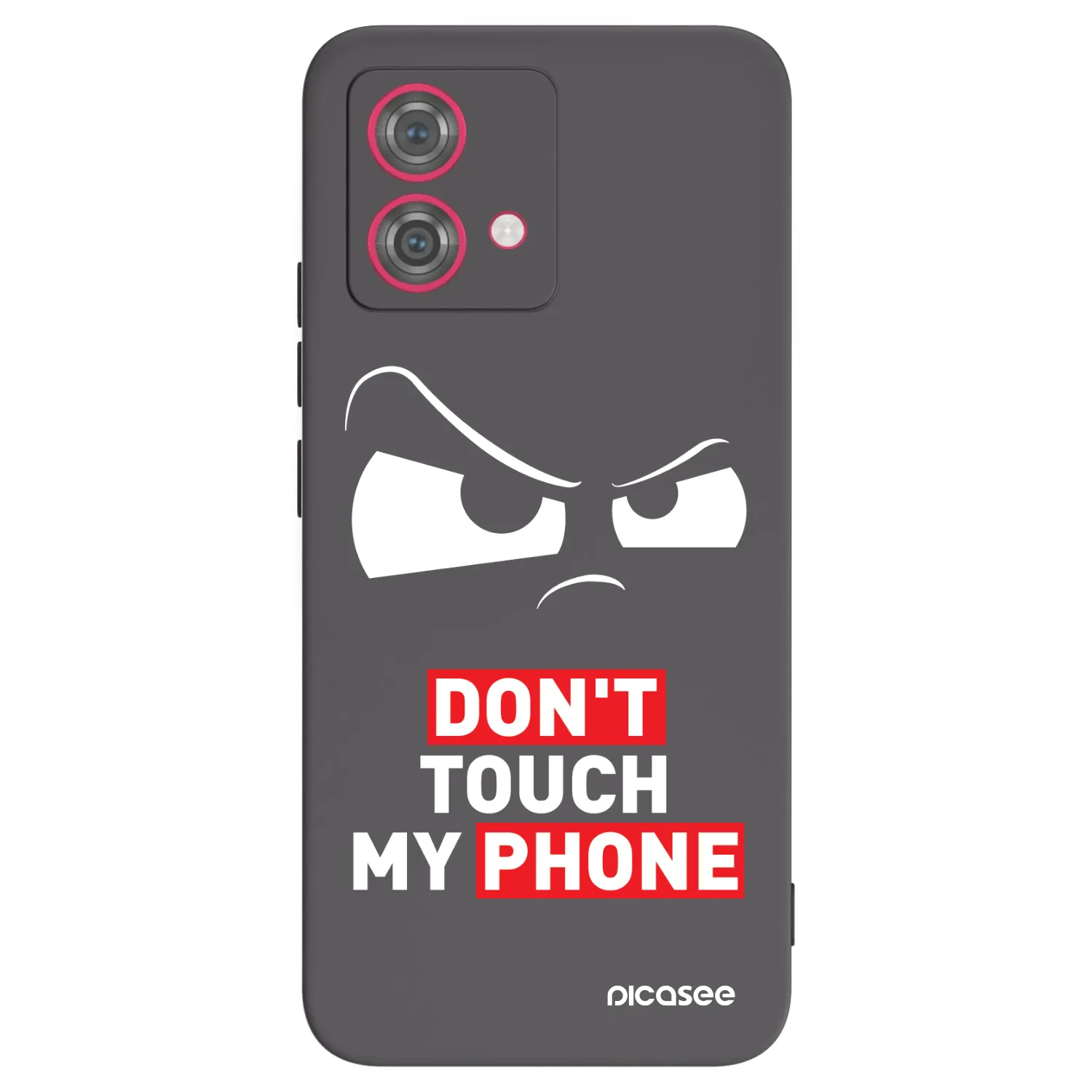 Picasee silikonowe czarne etui na Motorola Moto G84 5G - Cloudy Eye - Transparent