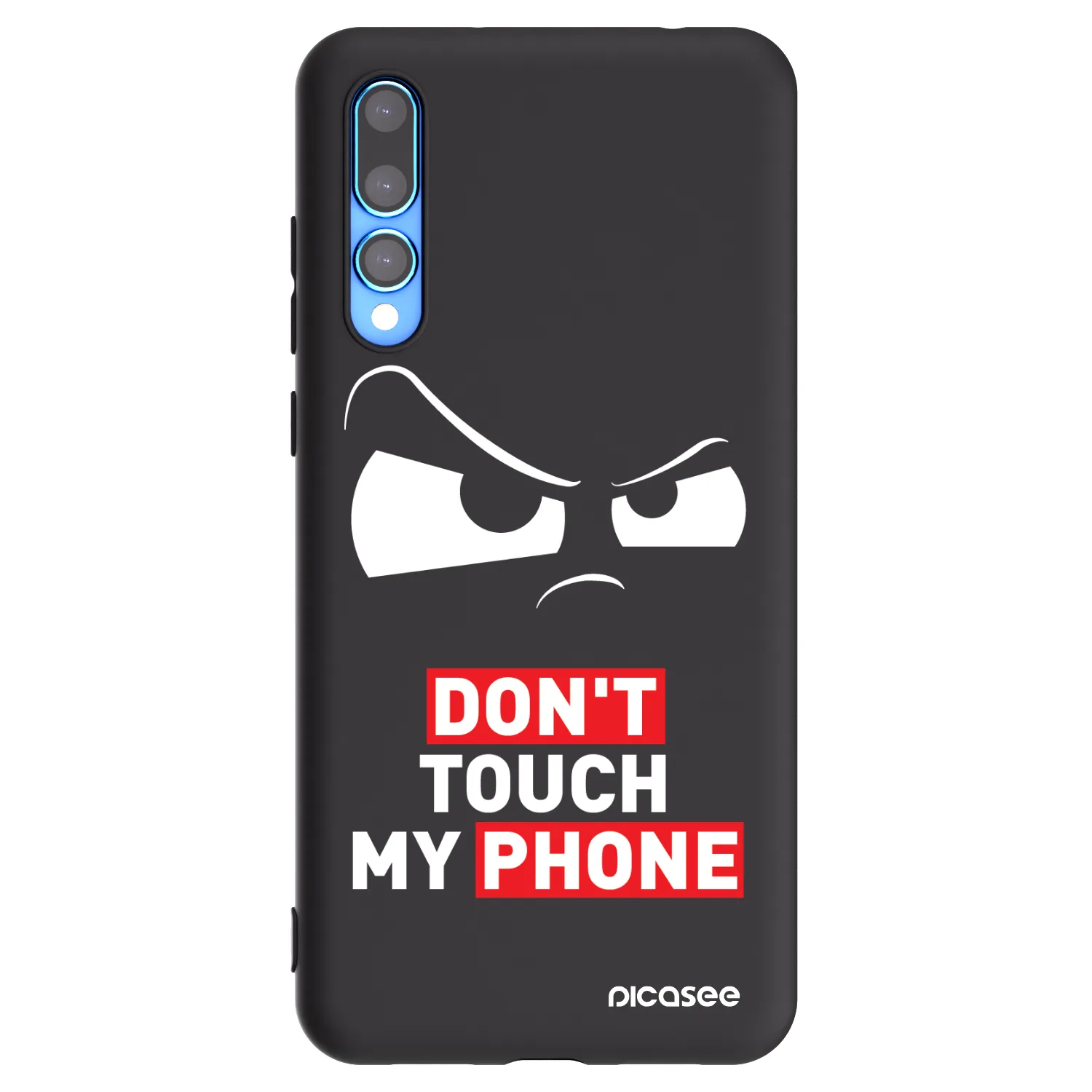 Picasee silikonowe czarne etui na Huawei P20 Pro - Cloudy Eye - Transparent