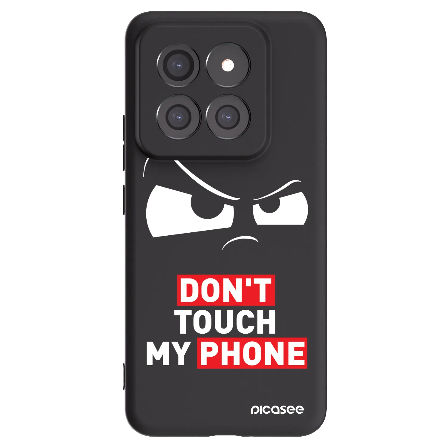 Picasee silikonowe czarne etui na Xiaomi 14 Pro - Cloudy Eye - Transparent