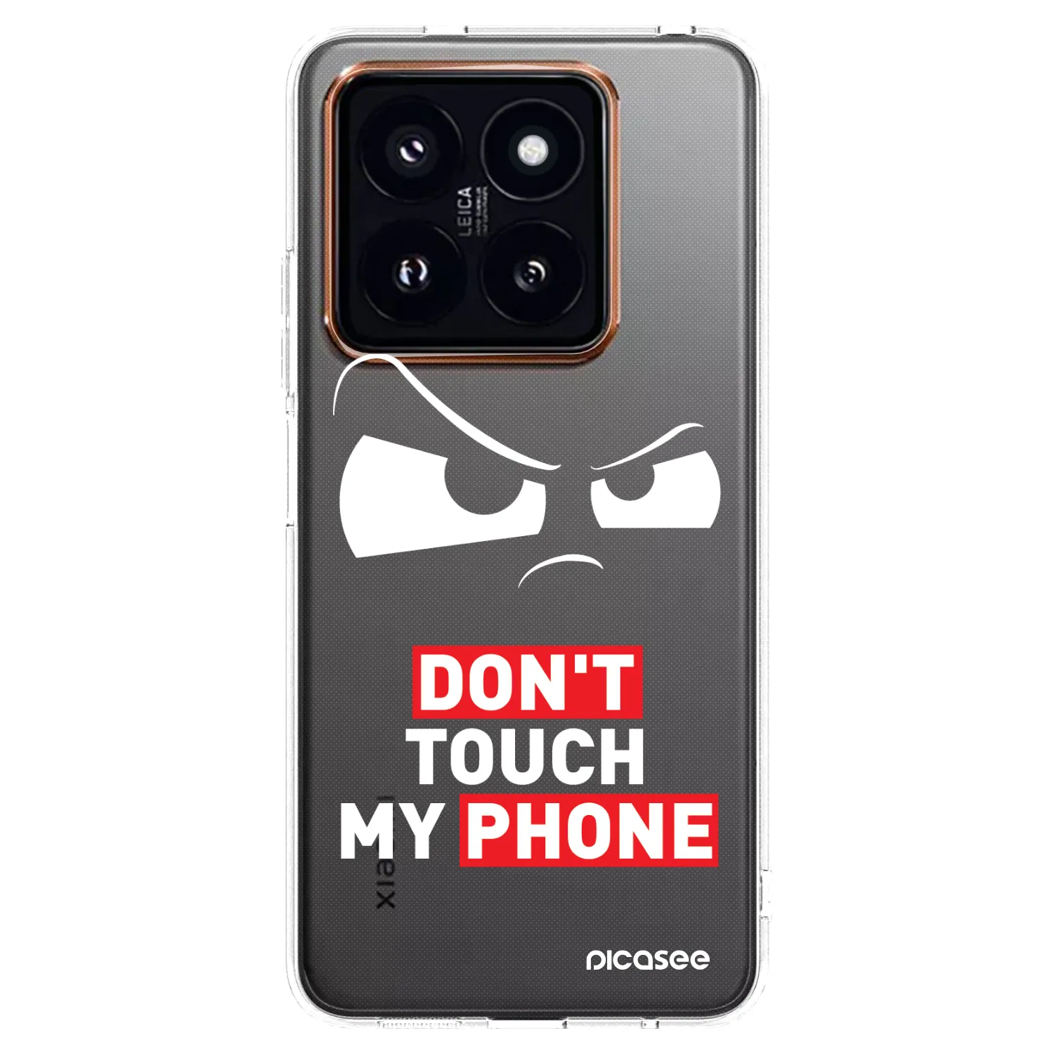 Picasee silikonowe przeźroczyste etui na Xiaomi 14 Pro - Cloudy Eye - Transparent