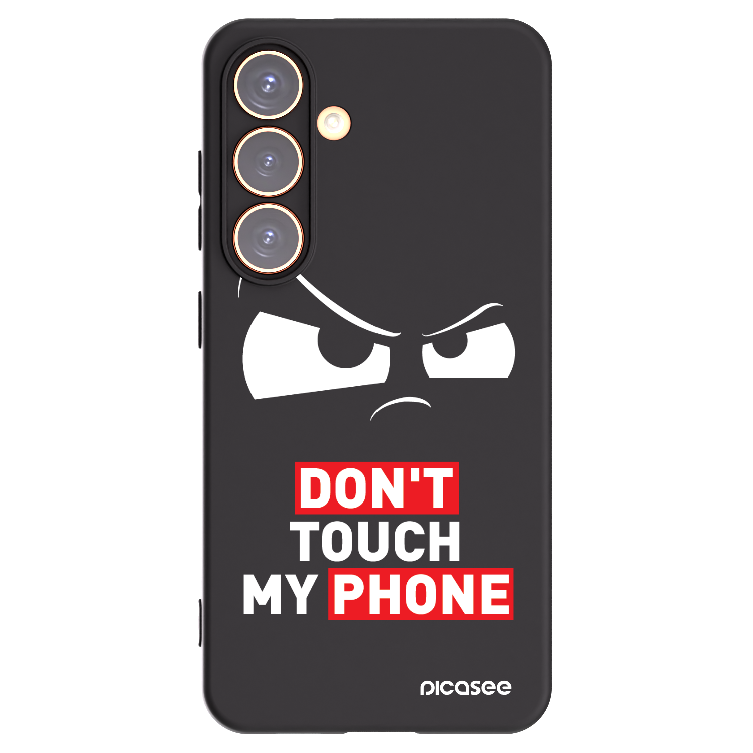 Picasee silikonowe czarne etui na Samsung Galaxy S24 S921B 5G - Cloudy Eye - Transparent
