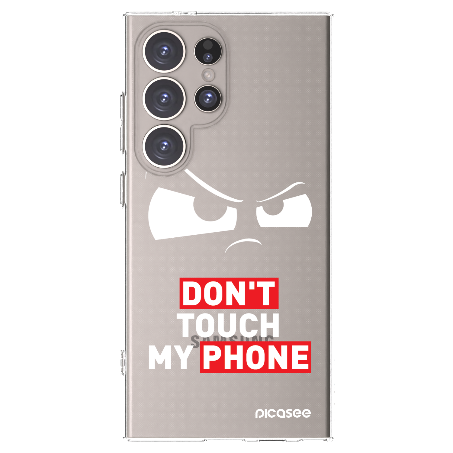 Picasee silikonowe przeźroczyste etui na Samsung Galaxy S24 Ultra S928B 5G - Cloudy Eye - Transparent