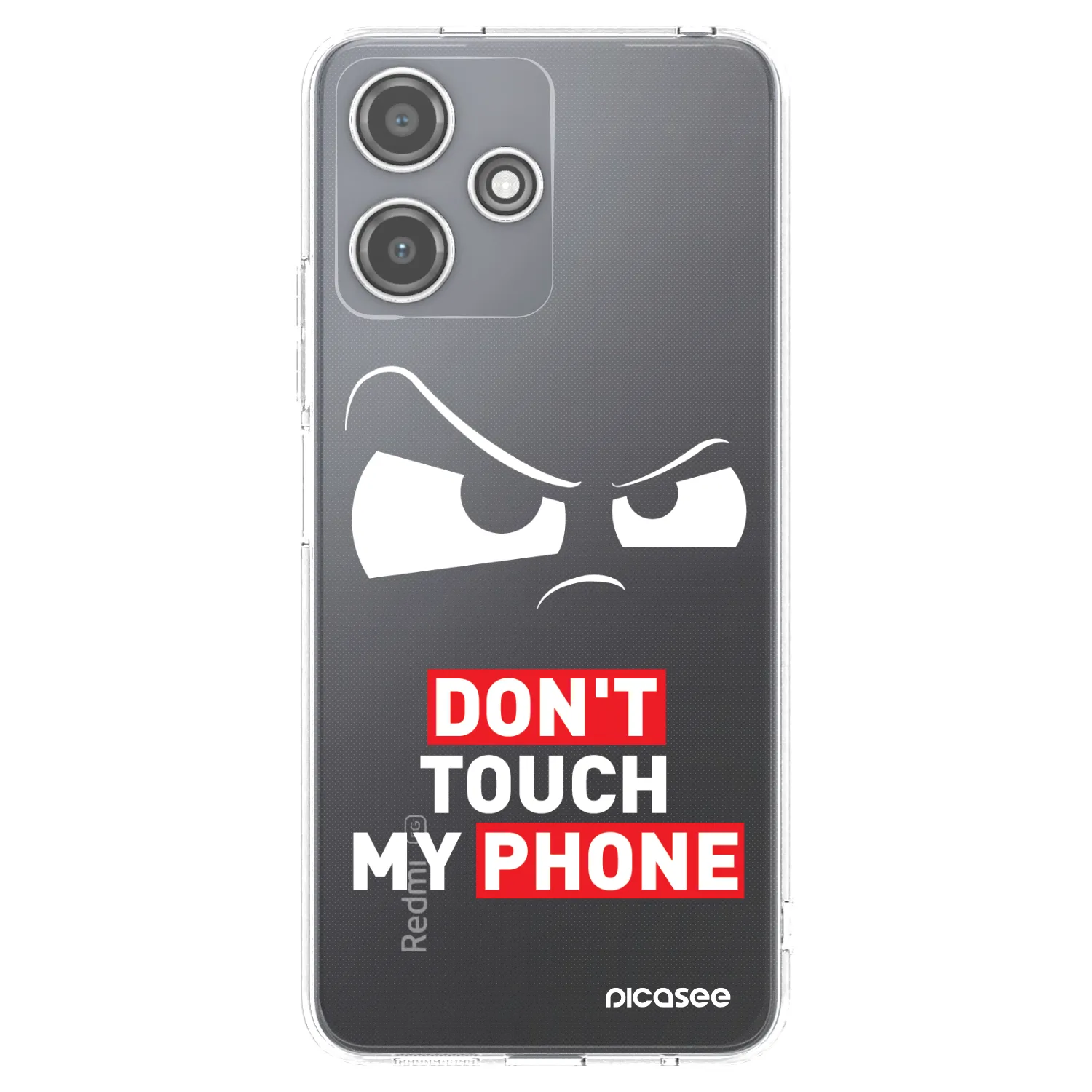 Picasee silikonowe przeźroczyste etui na Xiaomi Redmi 12 5G - Cloudy Eye - Transparent