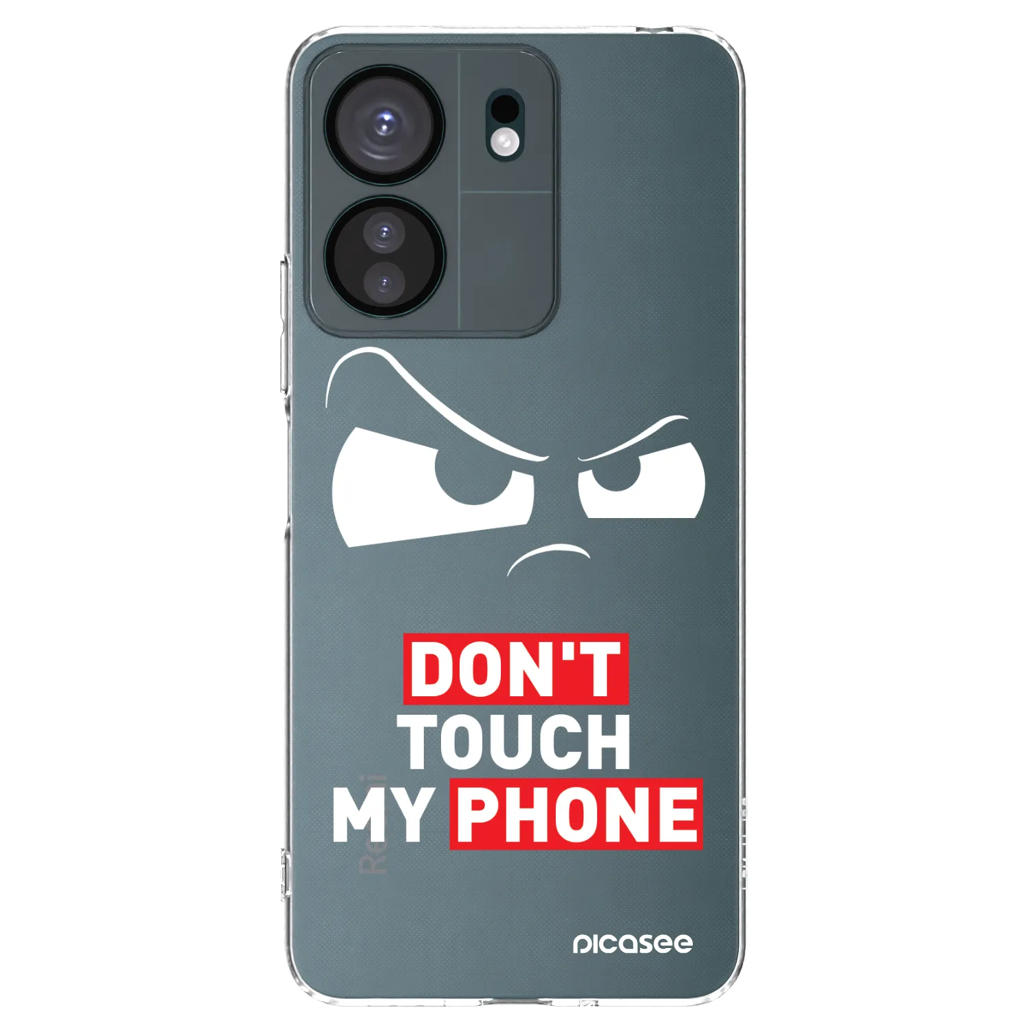 Picasee silikonowe przeźroczyste etui na Xiaomi Redmi 13C 4G - Cloudy Eye - Transparent