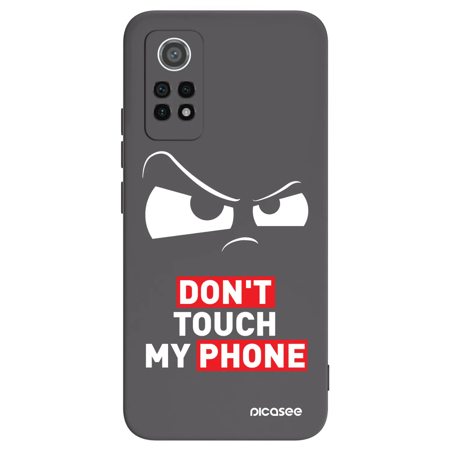 Picasee silikonowe czarne etui na Xiaomi Redmi Note 12 Pro 4G - Cloudy Eye - Transparent