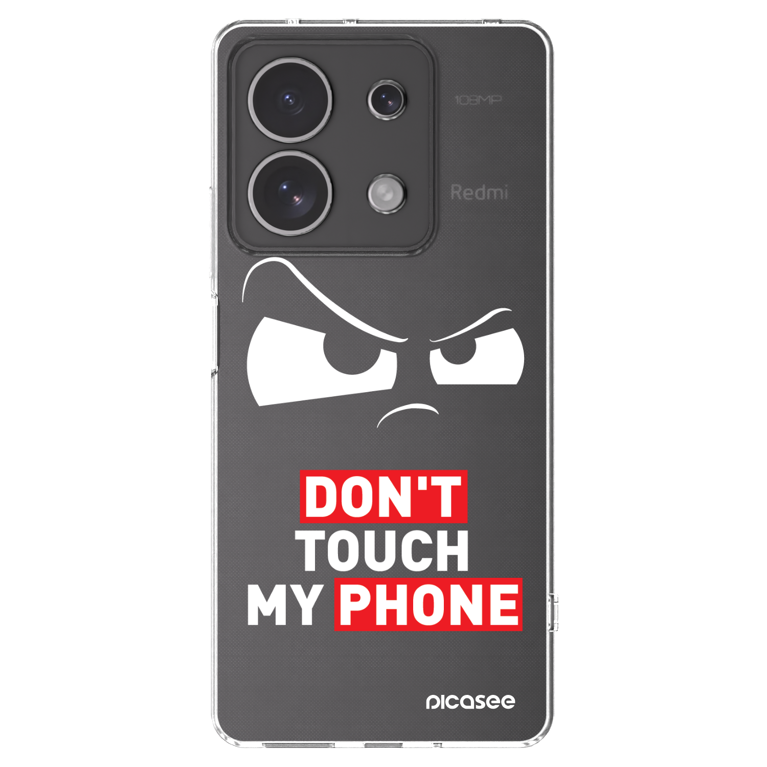 Picasee silikonowe przeźroczyste etui na Xiaomi Redmi Note 13 4G - Cloudy Eye - Transparent