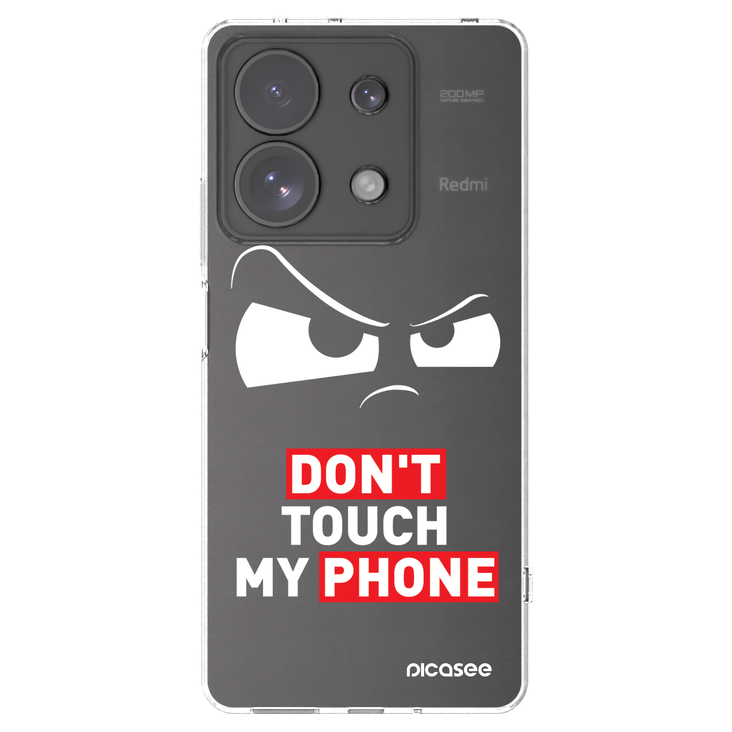 Picasee silikonowe przeźroczyste etui na Xiaomi Redmi Note 13 Pro 4G - Cloudy Eye - Transparent