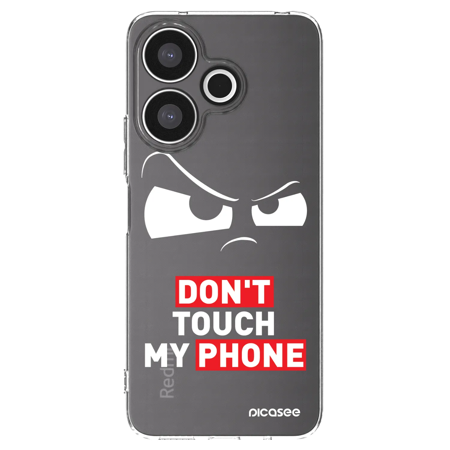 Picasee silikonowe przeźroczyste etui na Xiaomi Redmi 13 4G - Cloudy Eye - Transparent