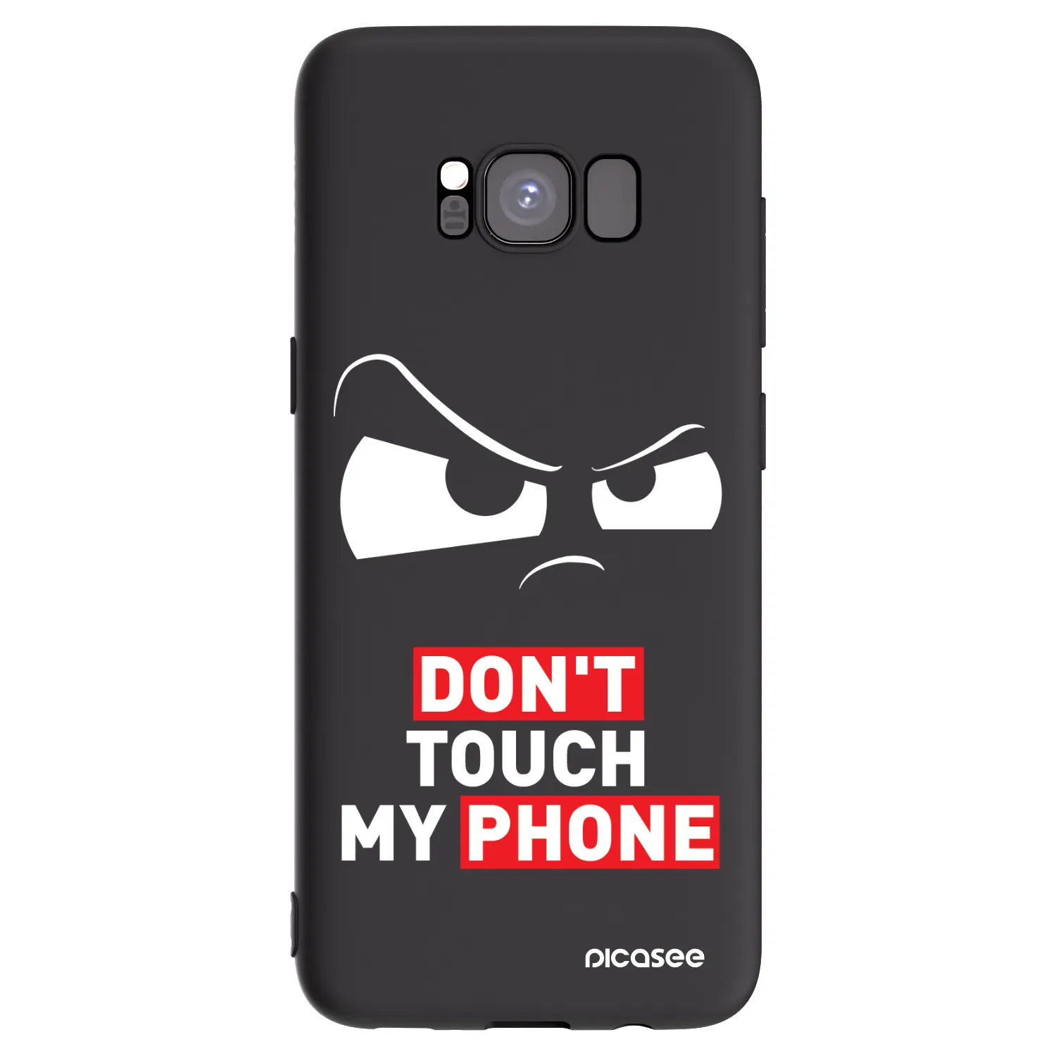 Picasee silikonowe czarne etui na Samsung Galaxy S8 G950F - Cloudy Eye - Transparent
