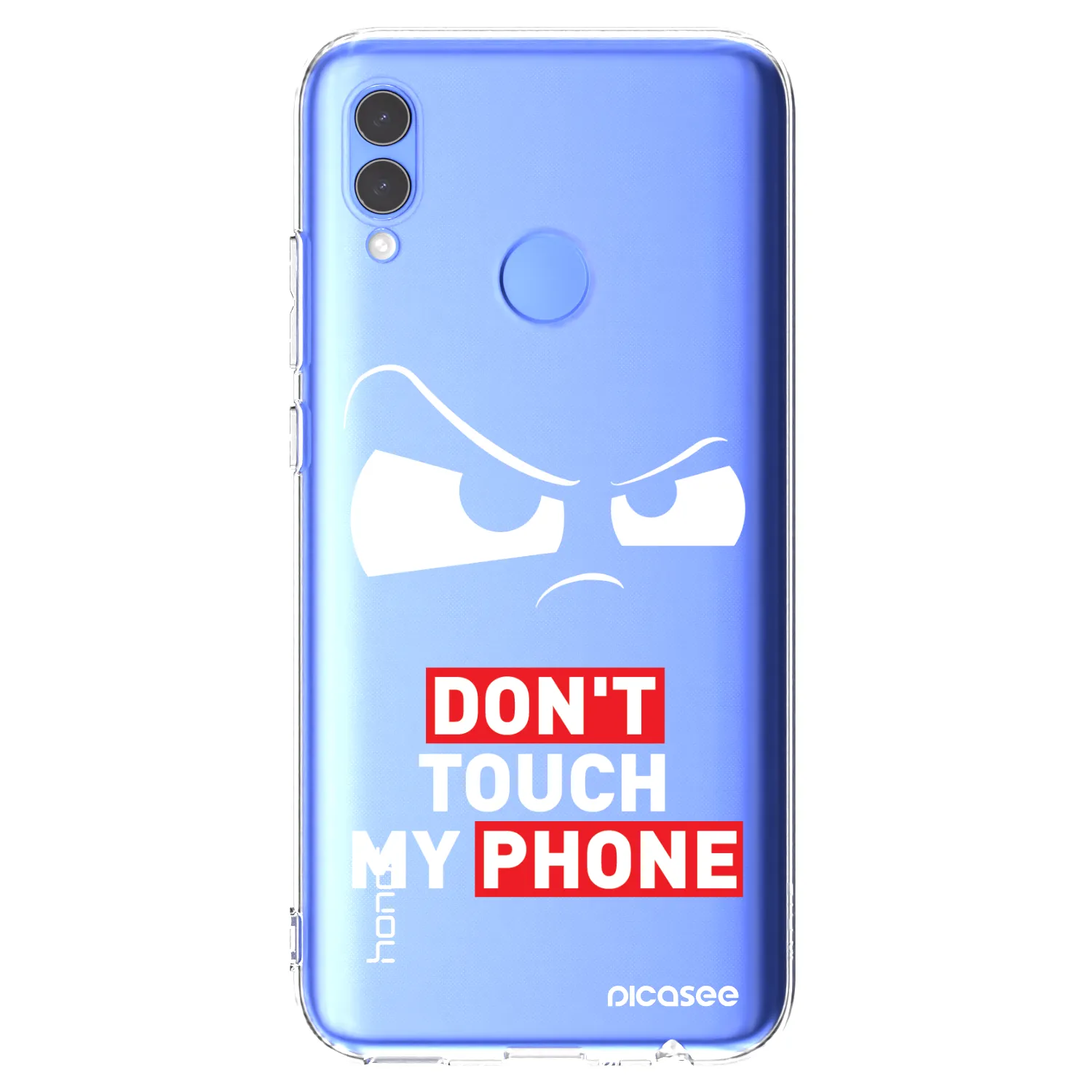 Picasee silikonowe przeźroczyste etui na Honor 10 Lite - Cloudy Eye - Transparent