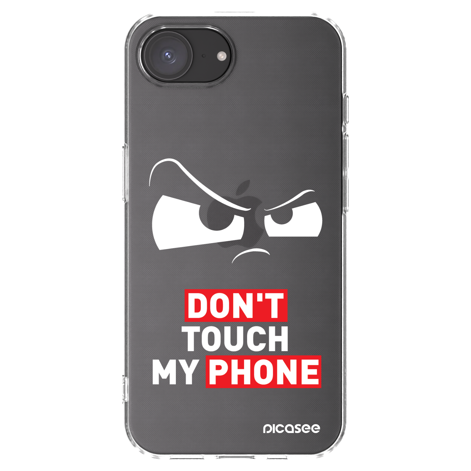 Picasee silikonowe przeźroczyste etui na Apple iPhone 16e - Cloudy Eye - Transparent