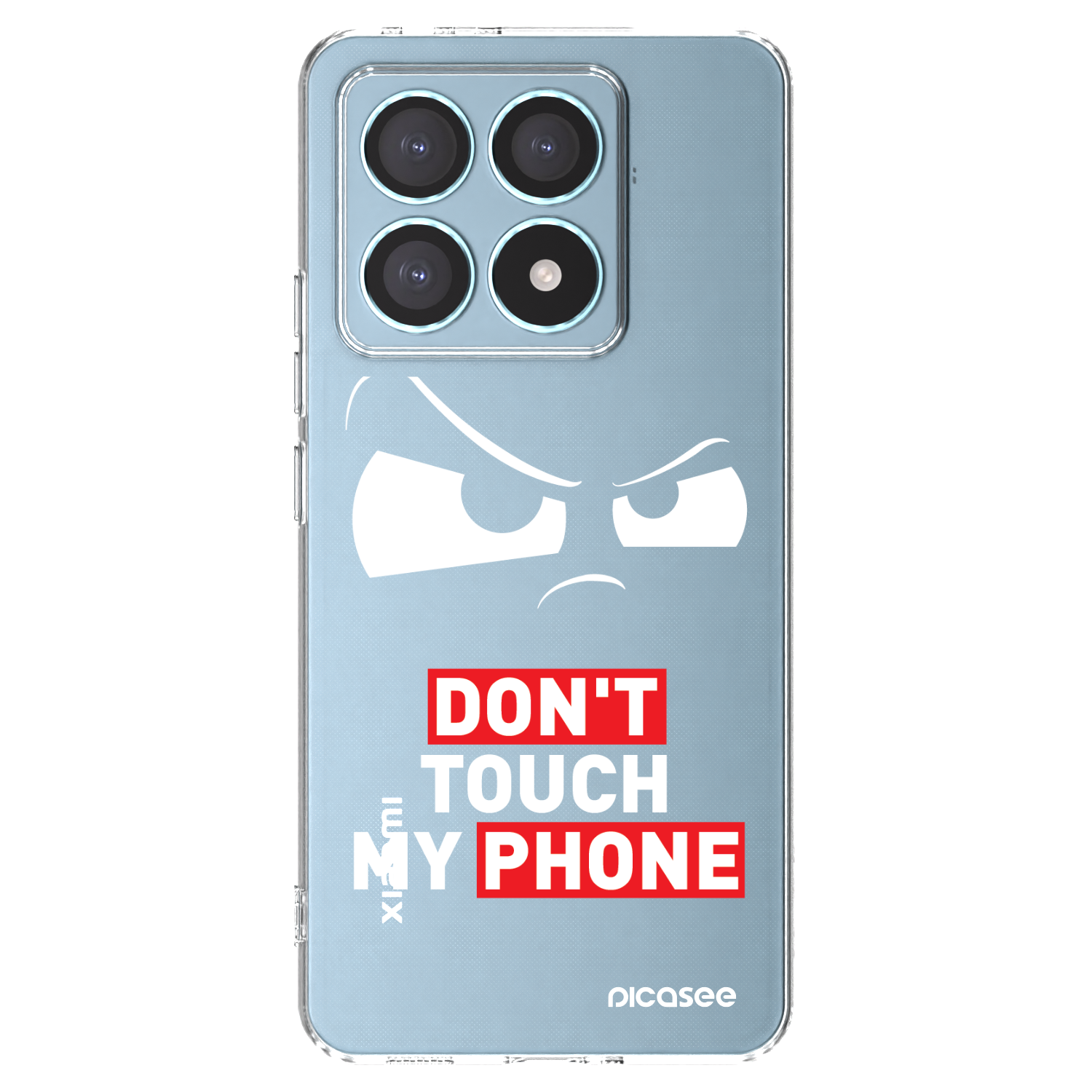 Picasee silikonowe przeźroczyste etui na Xiaomi 14T Pro - Cloudy Eye - Transparent