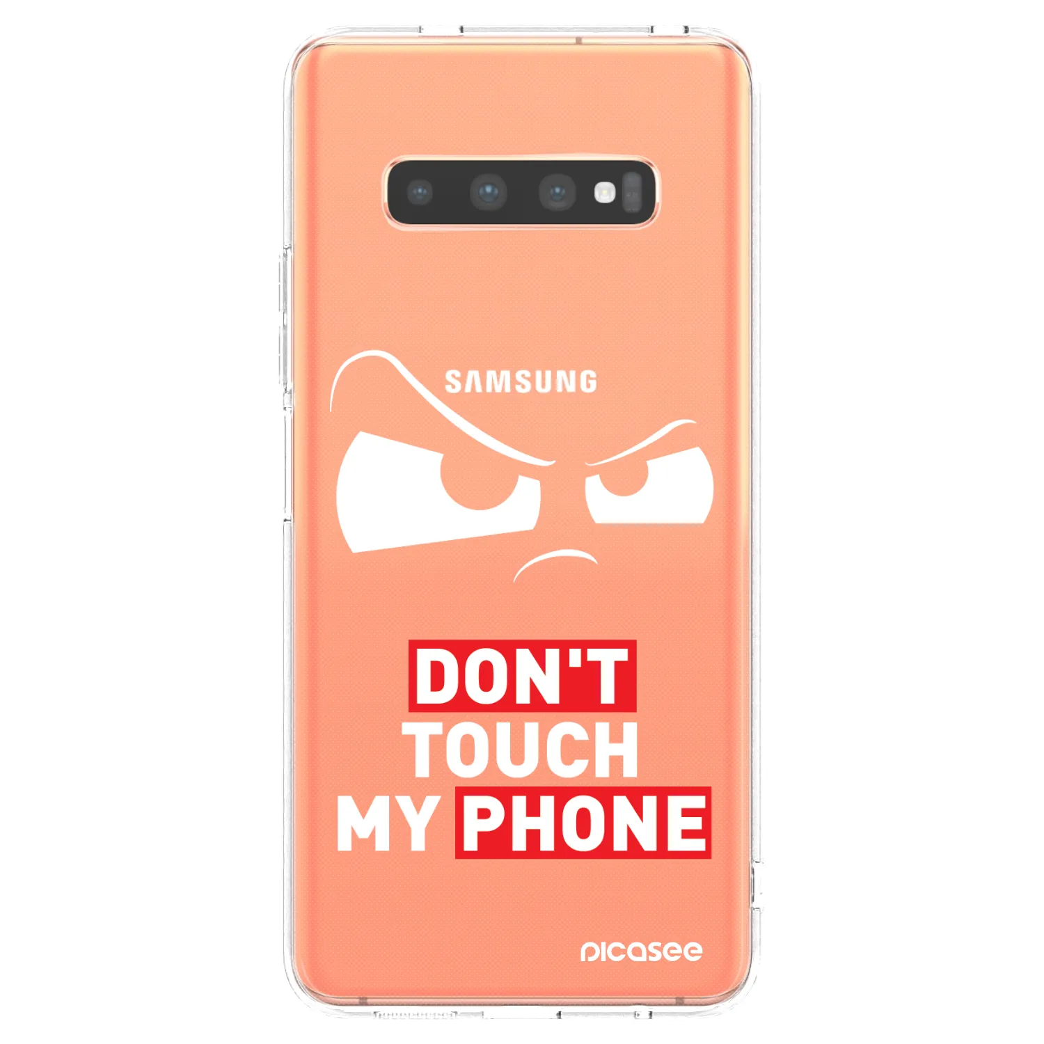 Picasee silikonowe przeźroczyste etui na Samsung Galaxy S10 Plus G975 - Cloudy Eye - Transparent