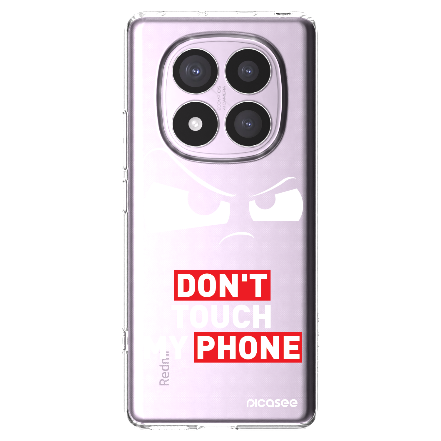 Picasee silikonowe przeźroczyste etui na Xiaomi Redmi Note 14 Pro 4G - Cloudy Eye - Transparent