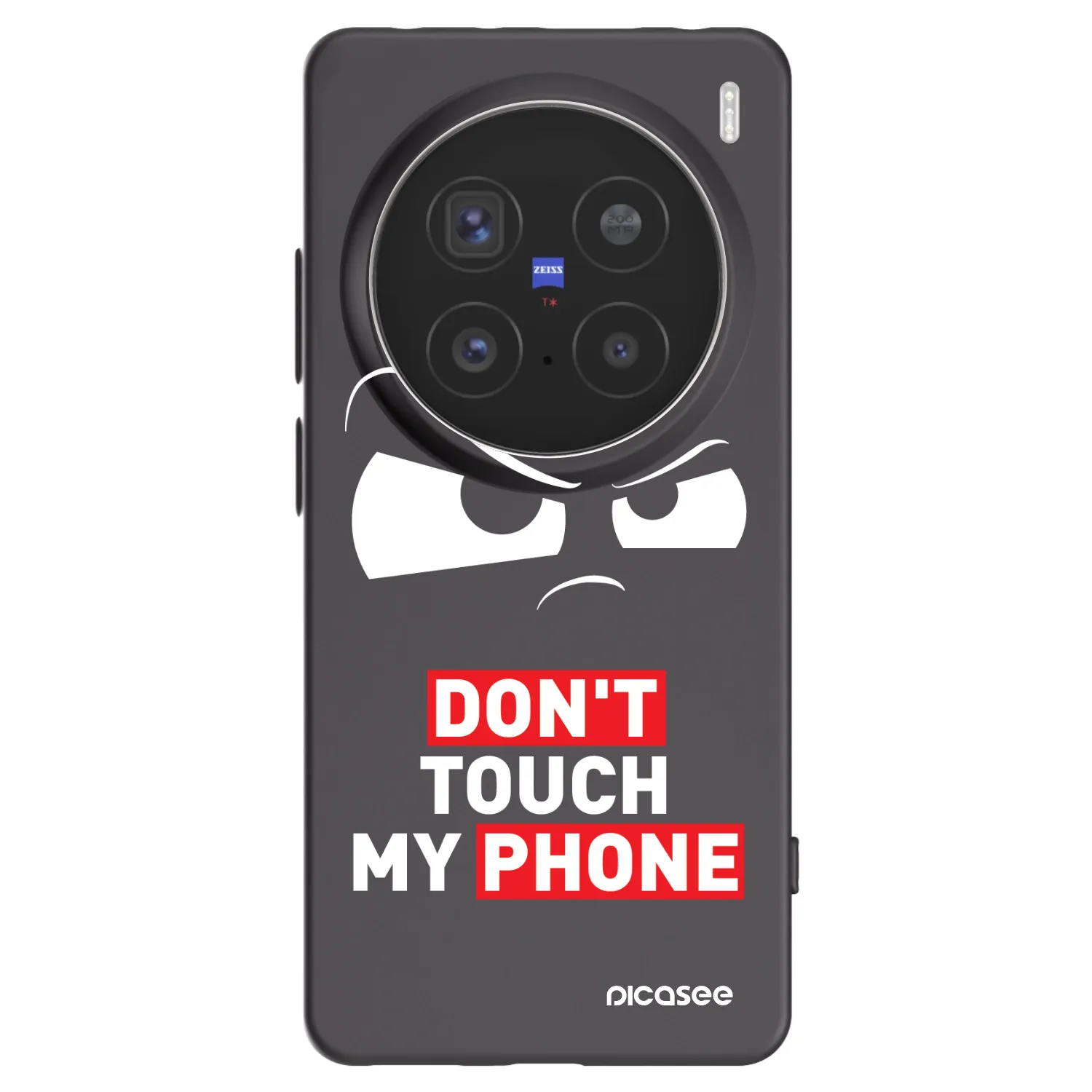 Picasee silikonowe czarne etui na Vivo X200 Pro - Cloudy Eye - Transparent