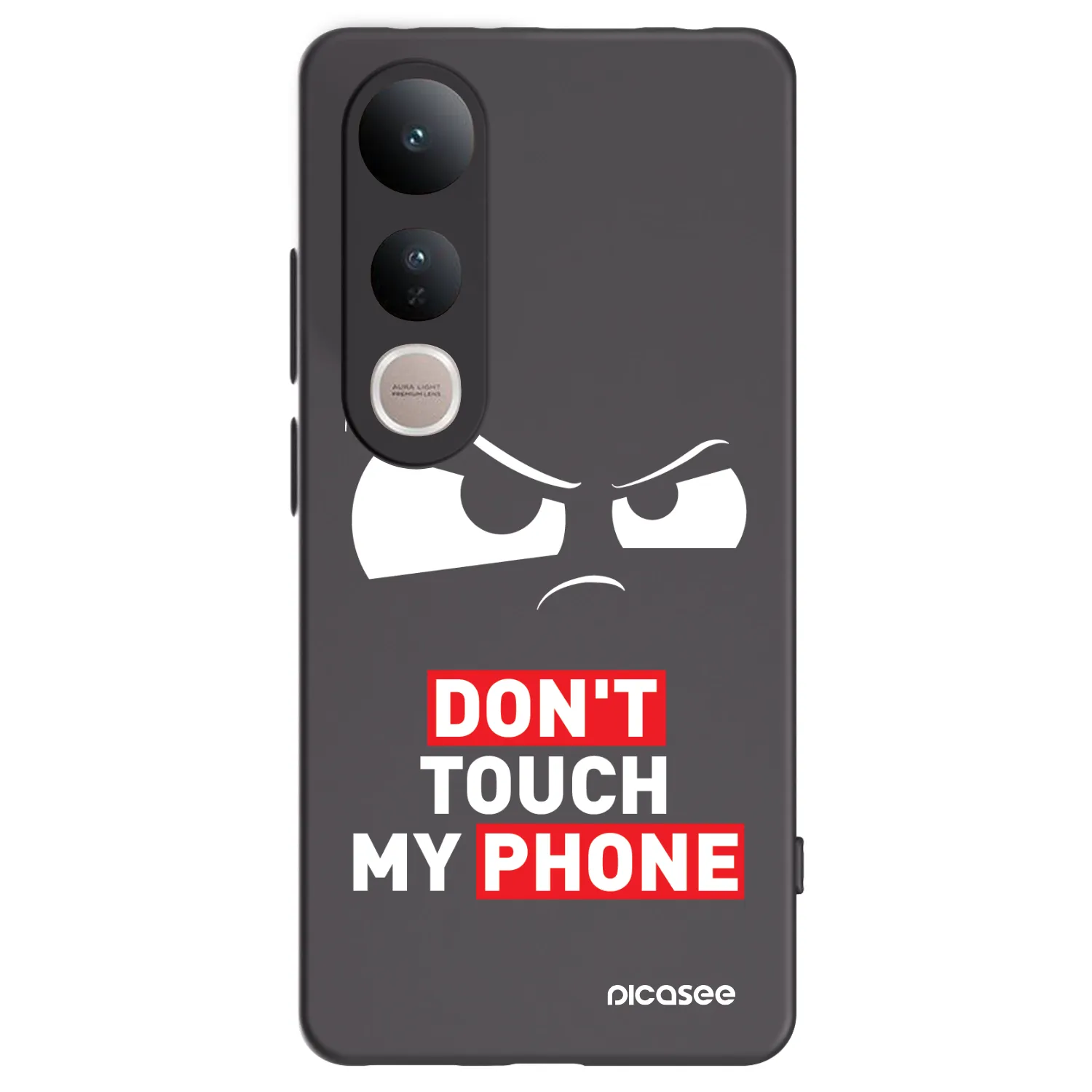 Picasee silikonowe czarne etui na Vivo V50 Lite 5G - Cloudy Eye - Transparent