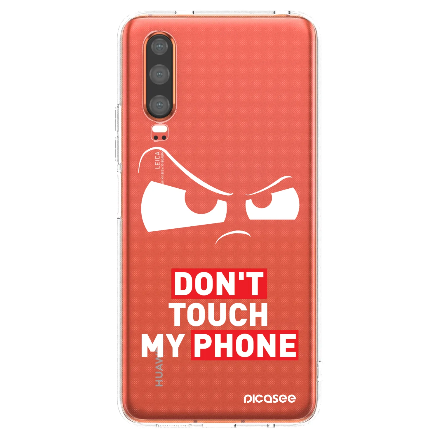 Picasee silikonowe przeźroczyste etui na Huawei P30 - Cloudy Eye - Transparent