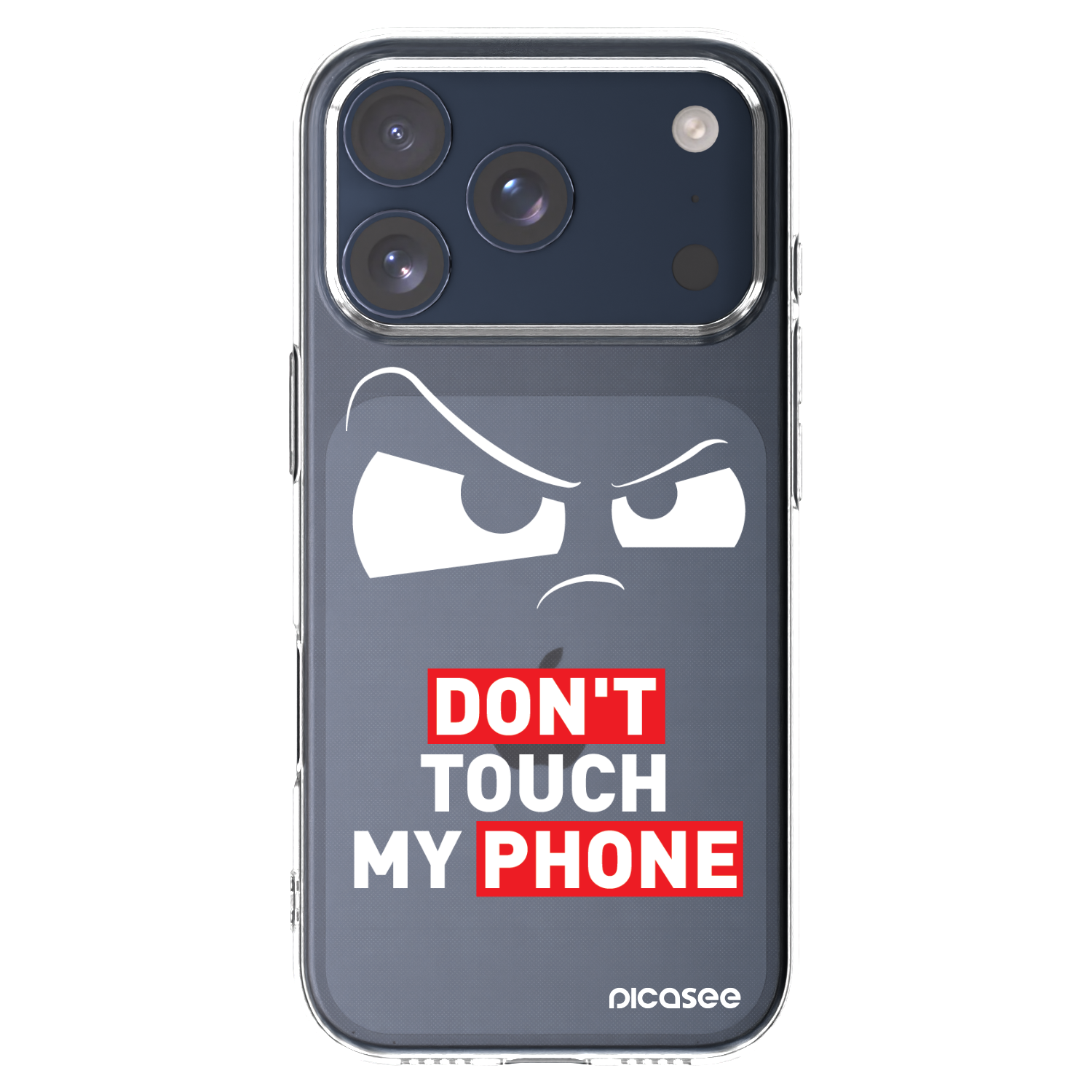 Picasee silikonowe przeźroczyste etui na Apple iPhone 17 Pro - Cloudy Eye - Transparent