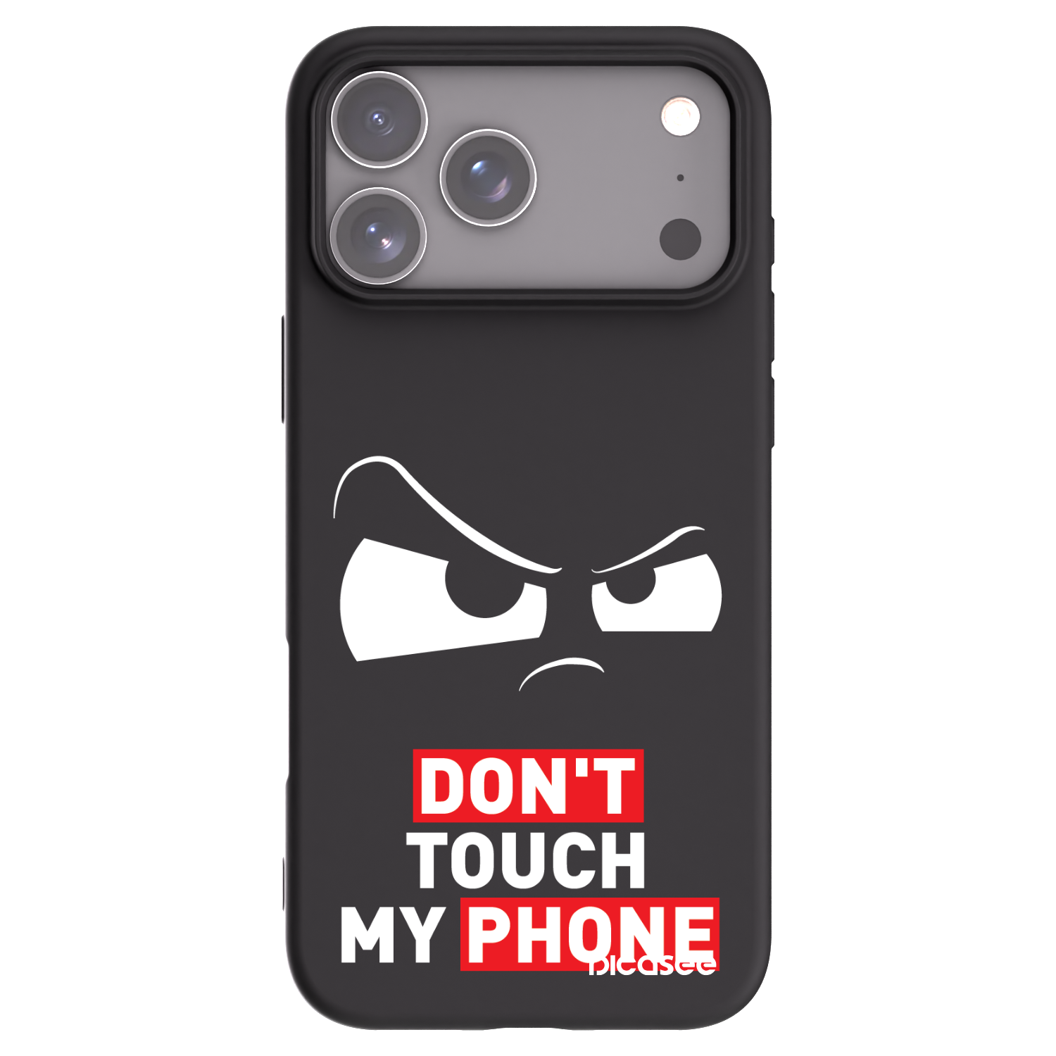 Picasee silikonowe czarne etui na Apple iPhone 17 Pro Max - Cloudy Eye - Transparent