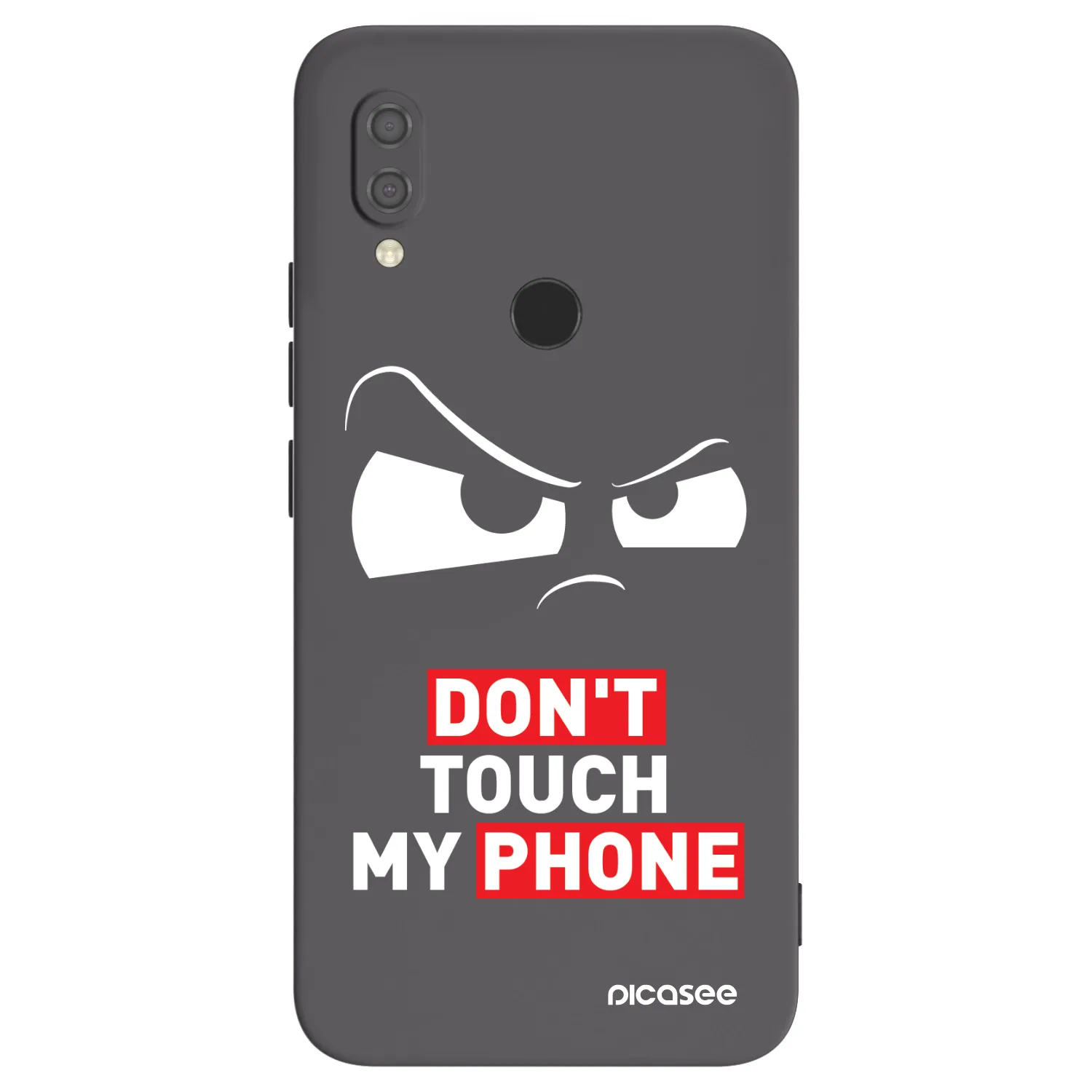 Picasee silikonowe czarne etui na Xiaomi Redmi 7 - Cloudy Eye - Transparent