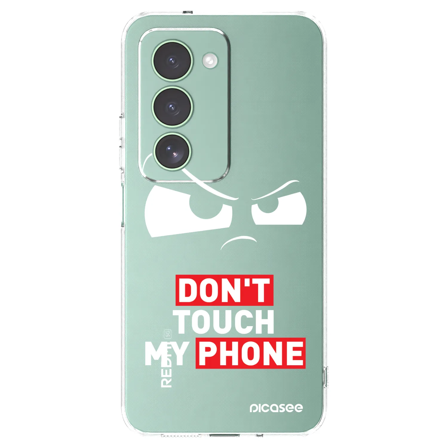 Picasee silikonowe przeźroczyste etui na Xiaomi Redmi 15 5G - Cloudy Eye - Transparent