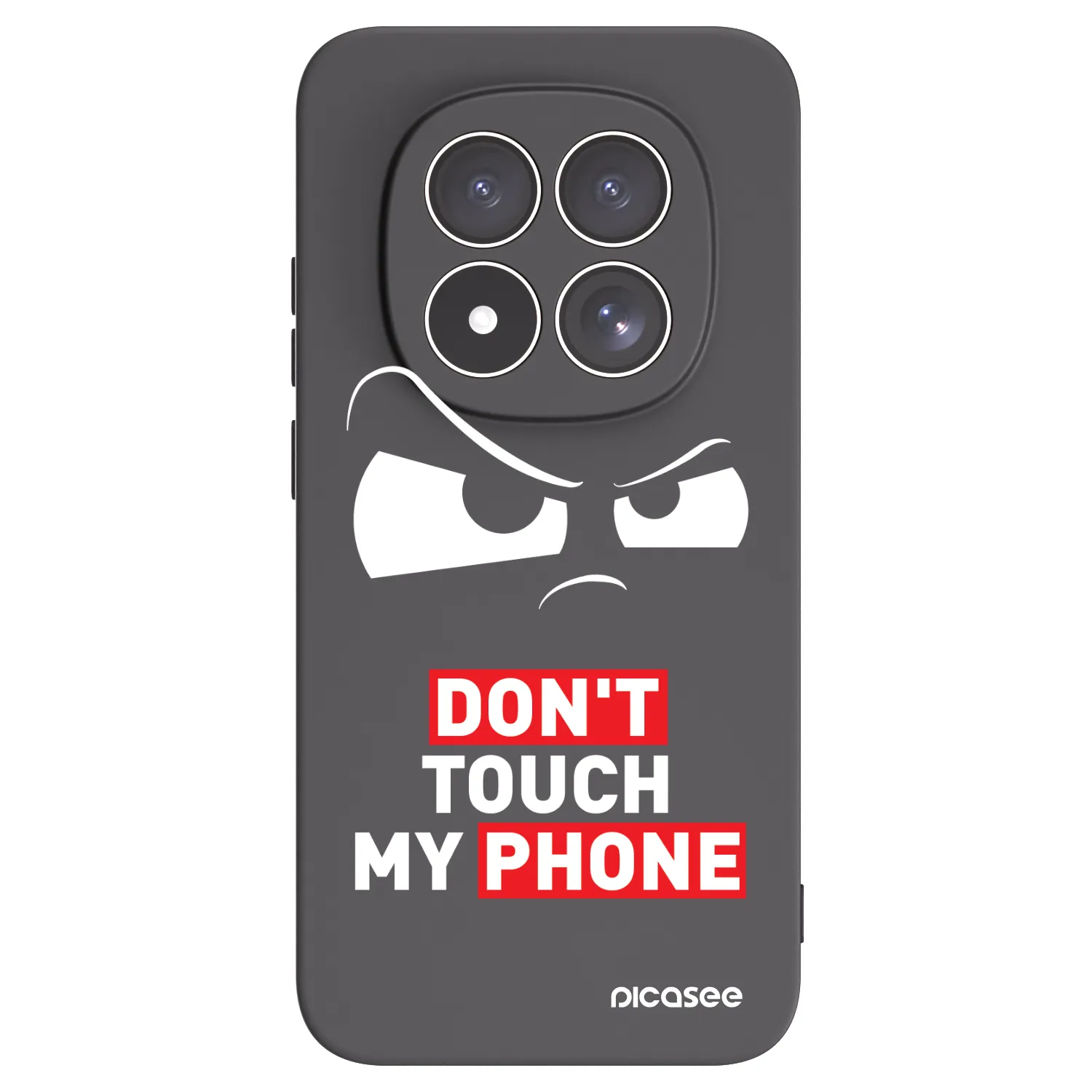 Picasee silikonowe czarne etui na Xiaomi Redmi Note 15 Pro 4G - Cloudy Eye - Transparent