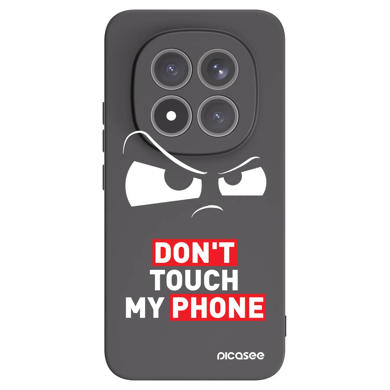 Picasee silikonowe czarne etui na Xiaomi Redmi Note 15 Pro+ - Cloudy Eye - Transparent