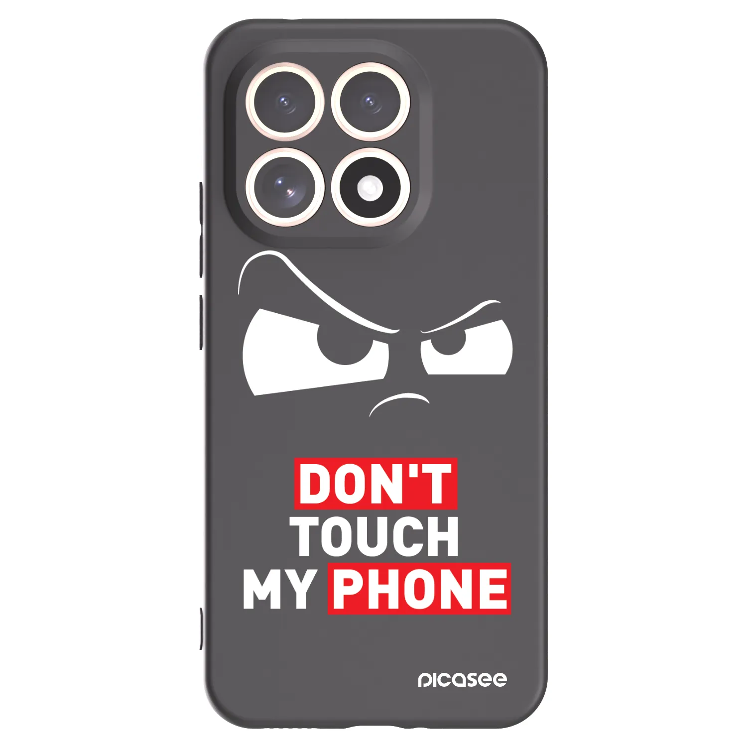Picasee silikonowe czarne etui na Xiaomi 15T - Cloudy Eye - Transparent
