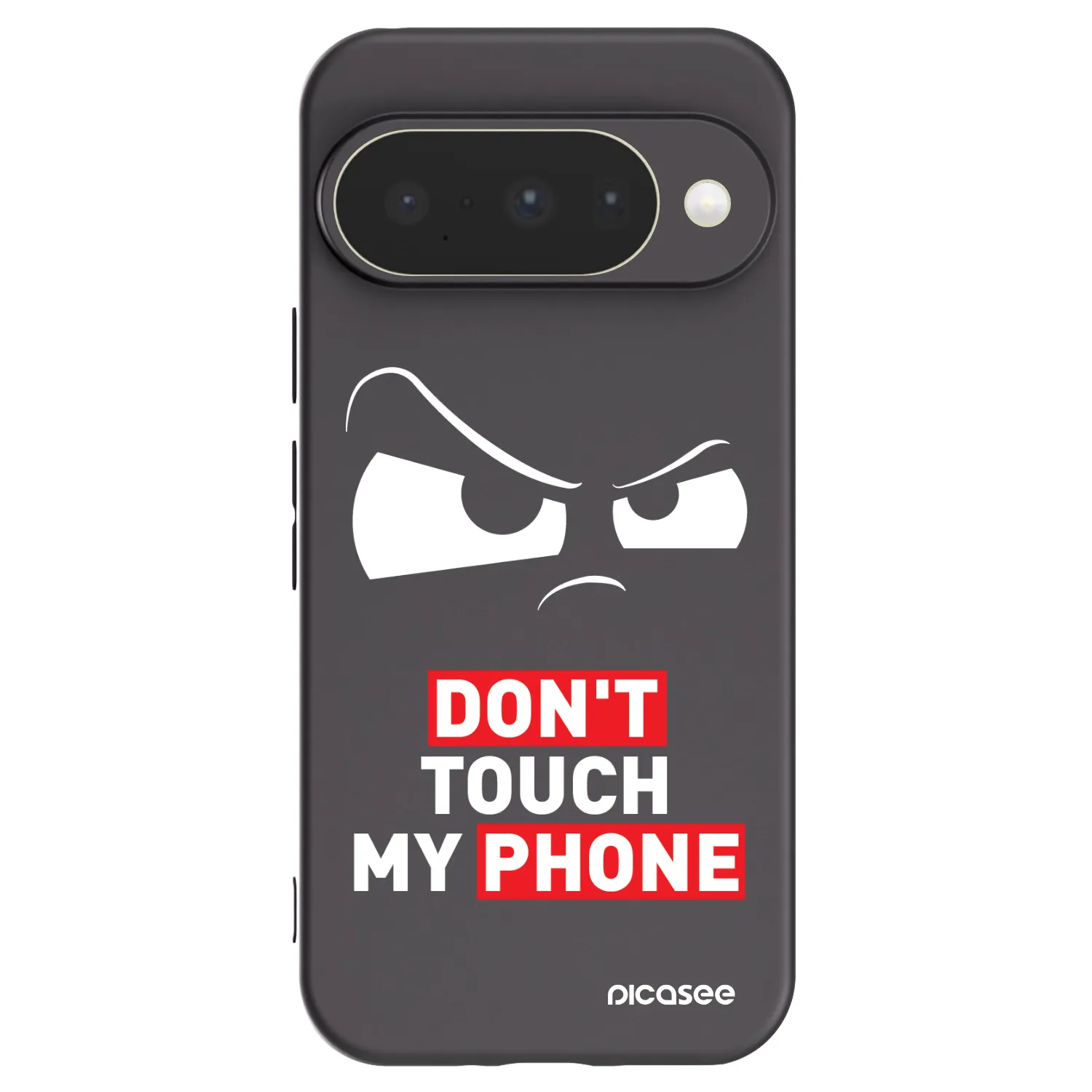 Picasee silikonowe czarne etui na Google Pixel 10 - Cloudy Eye - Transparent